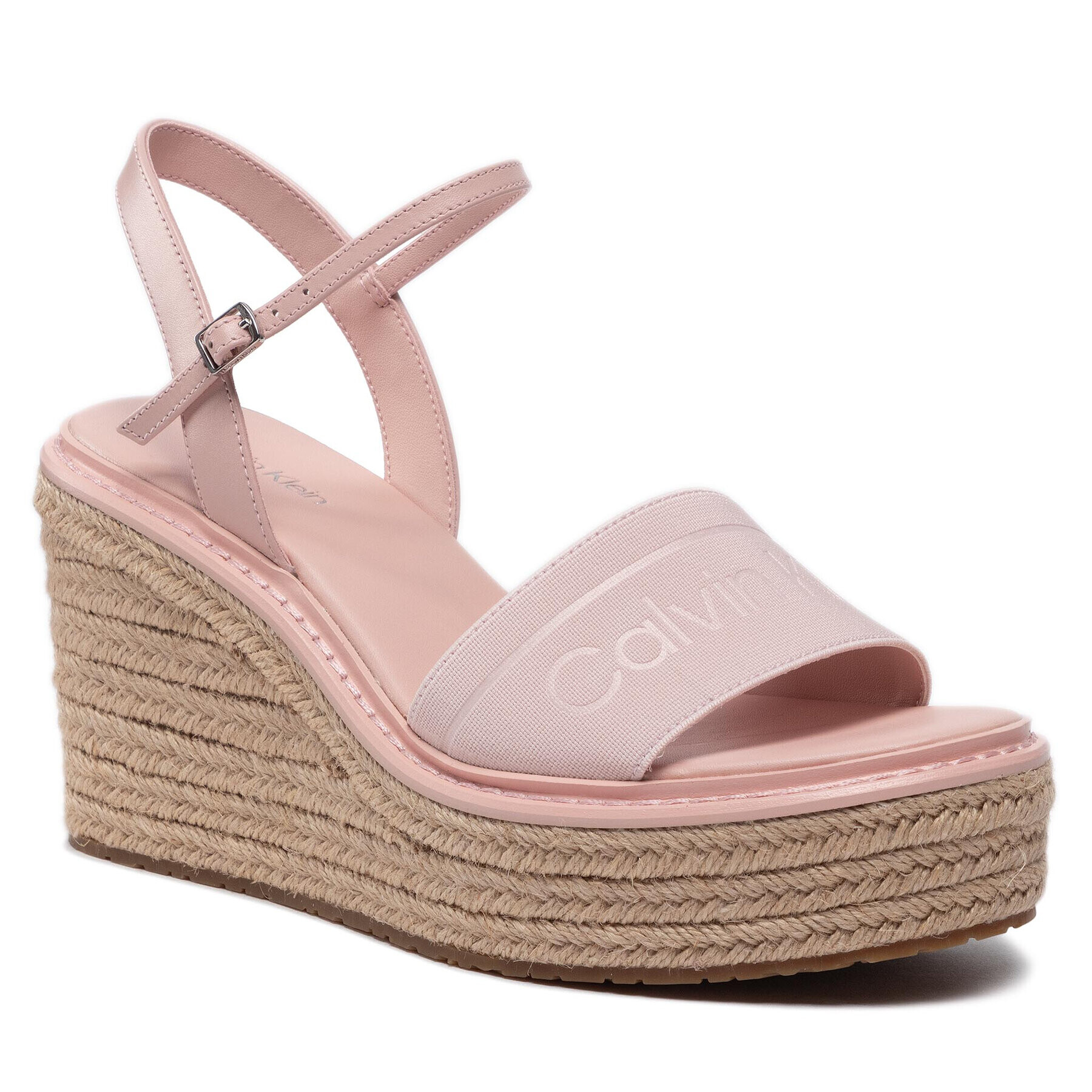 Calvin Klein Espadrilles Wedge Sndl 50 He HW0HW00689 Rózsaszín - Pepit.hu