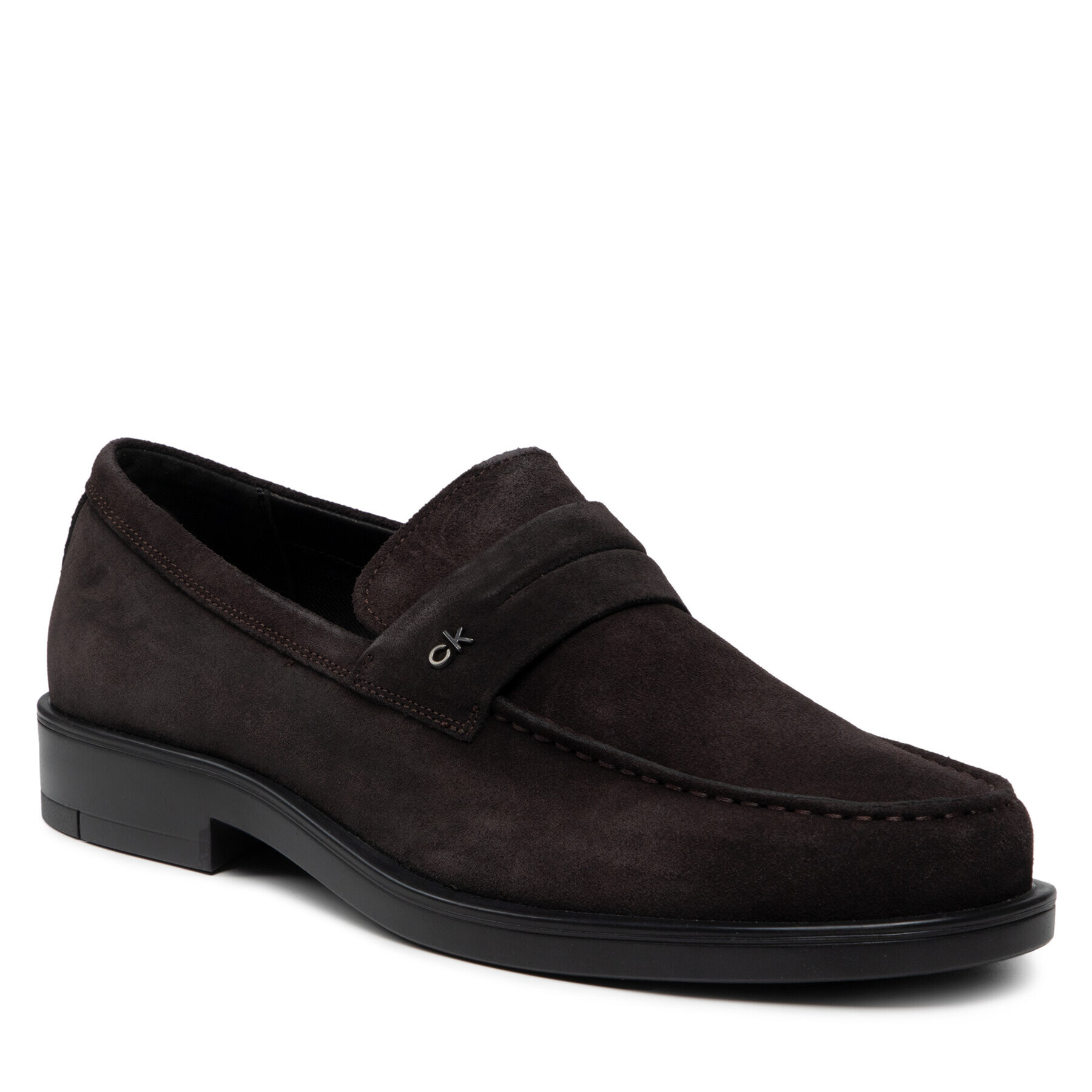 Calvin Klein Félcipő Loafer Archive Sue HM0HM00306 Barna - Pepit.hu