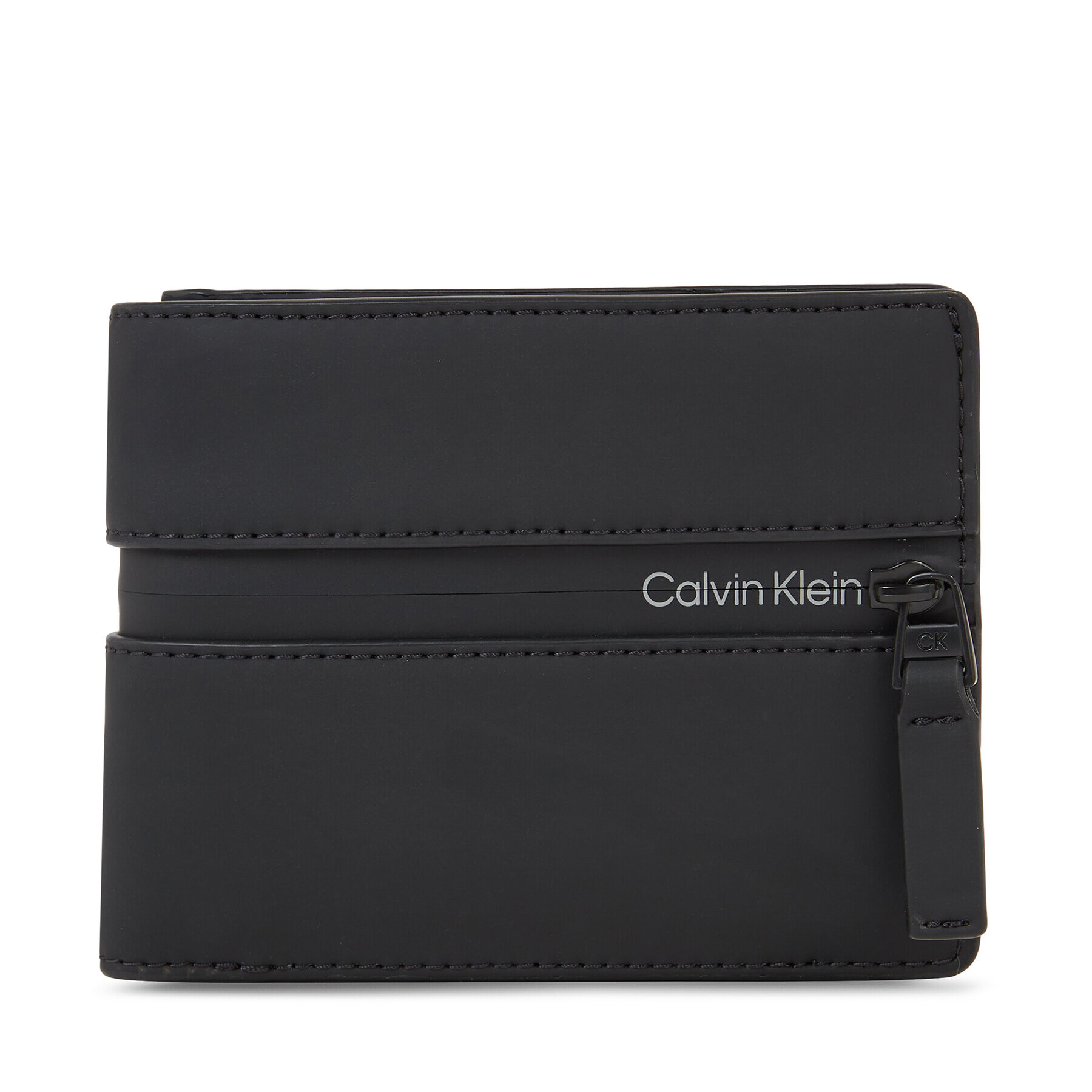 Calvin Klein Férfi pénztárca Rubberized Bifold 5Cc W/Coin K50K510922 Fekete - Pepit.hu