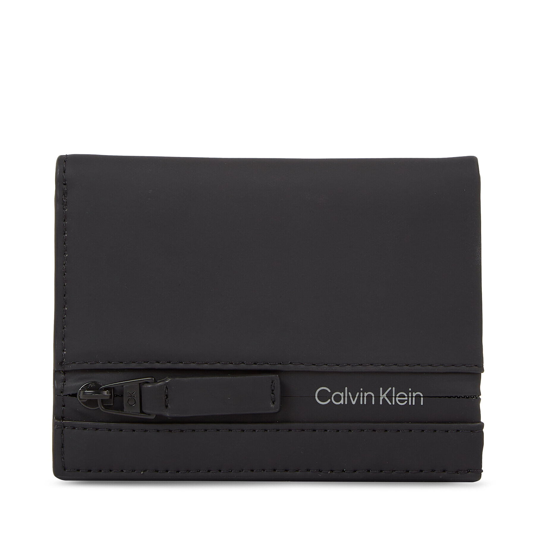 Calvin Klein Férfi pénztárca Rubberized Bifold 6Cc W/Coin K50K510895 Fekete - Pepit.hu