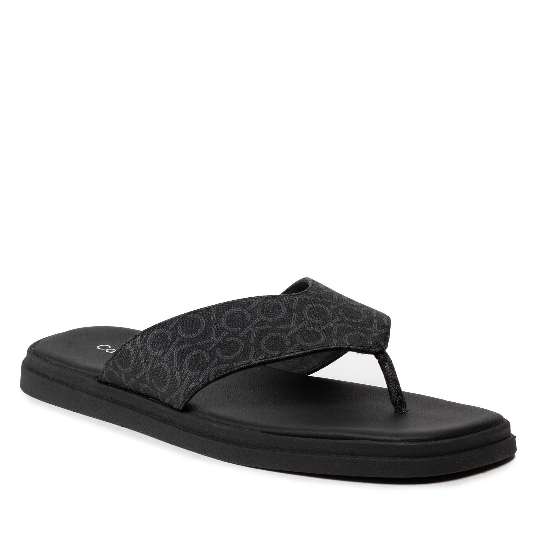 Calvin Klein Flip-flops Leather Thong Cv Mono HM0HM00508 Fekete - Pepit.hu