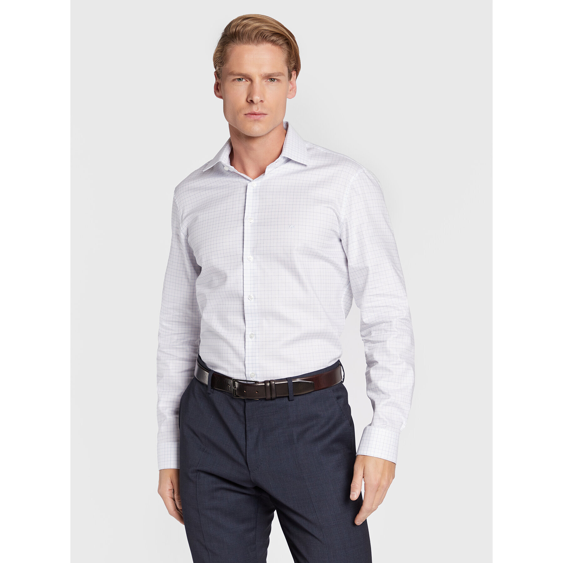 Calvin Klein Ing K10K110567 Fehér Fitted Fit - Pepit.hu