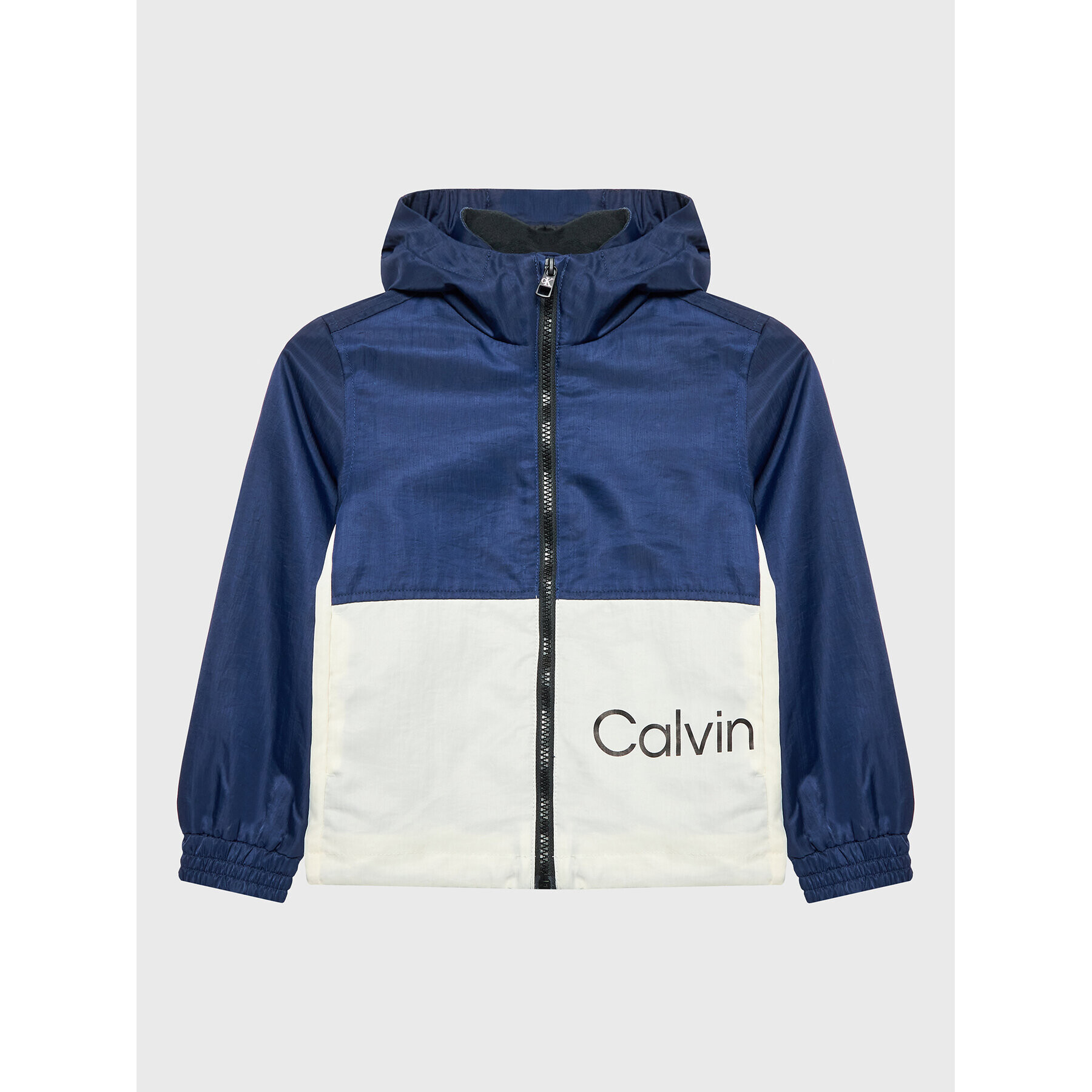 Calvin Klein Jeans Átmeneti kabát Block IB0IB01269 Fehér Regular Fit - Pepit.hu