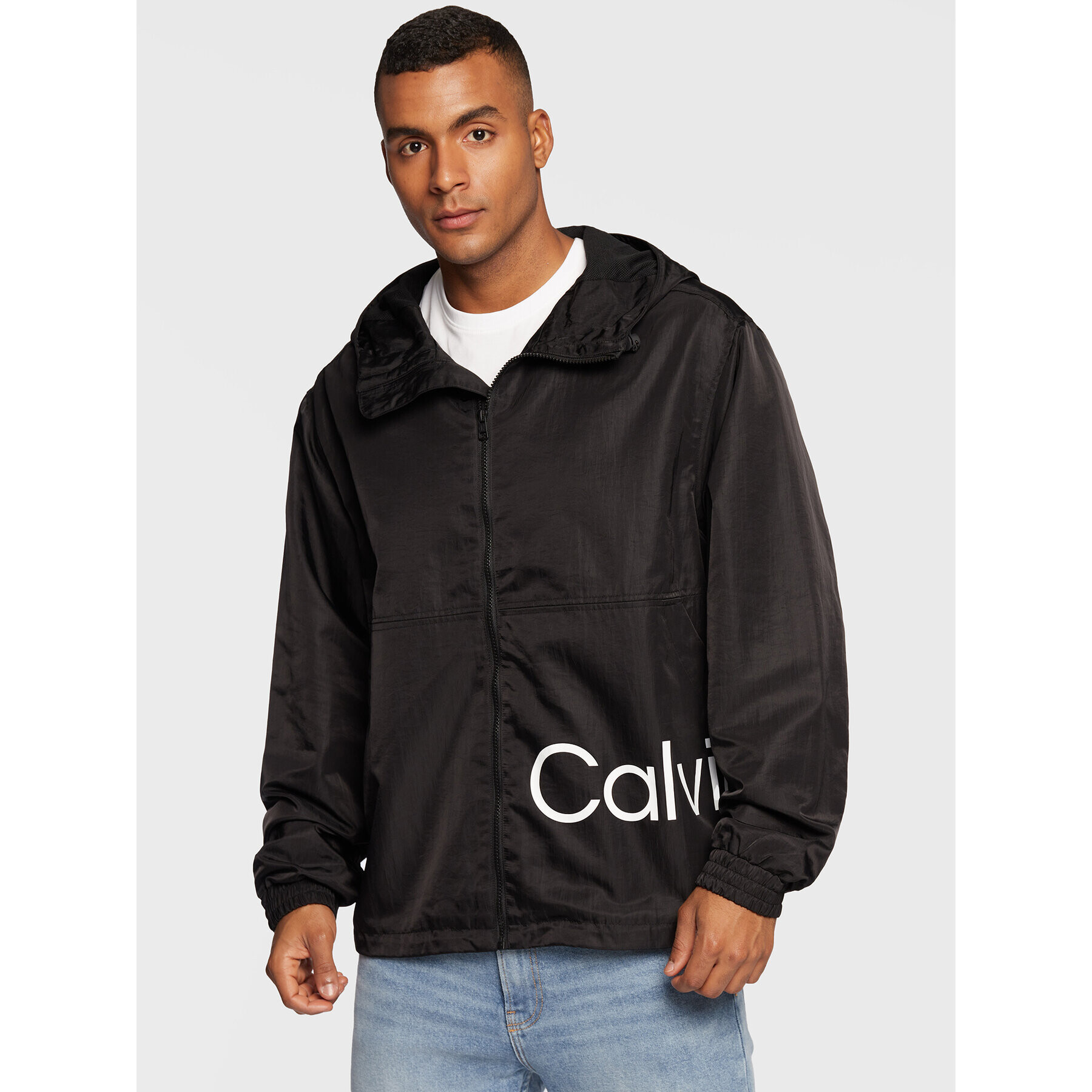 Calvin Klein Jeans Átmeneti kabát J30J320925 Fekete Relaxed Fit - Pepit.hu