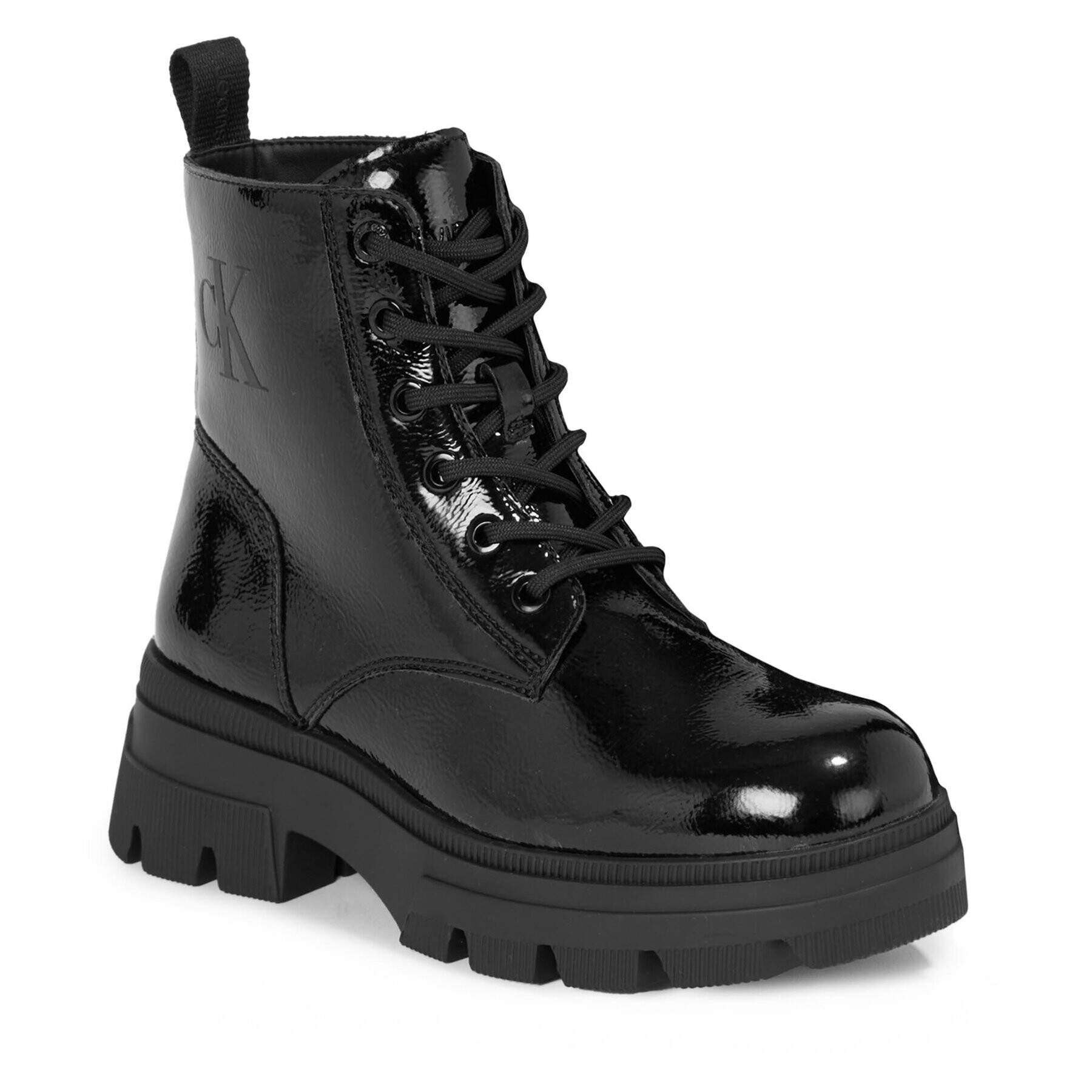 Calvin Klein Jeans Bakancs Chunky Combat Laceup Boot Wn YW0YW01265 Fekete - Pepit.hu