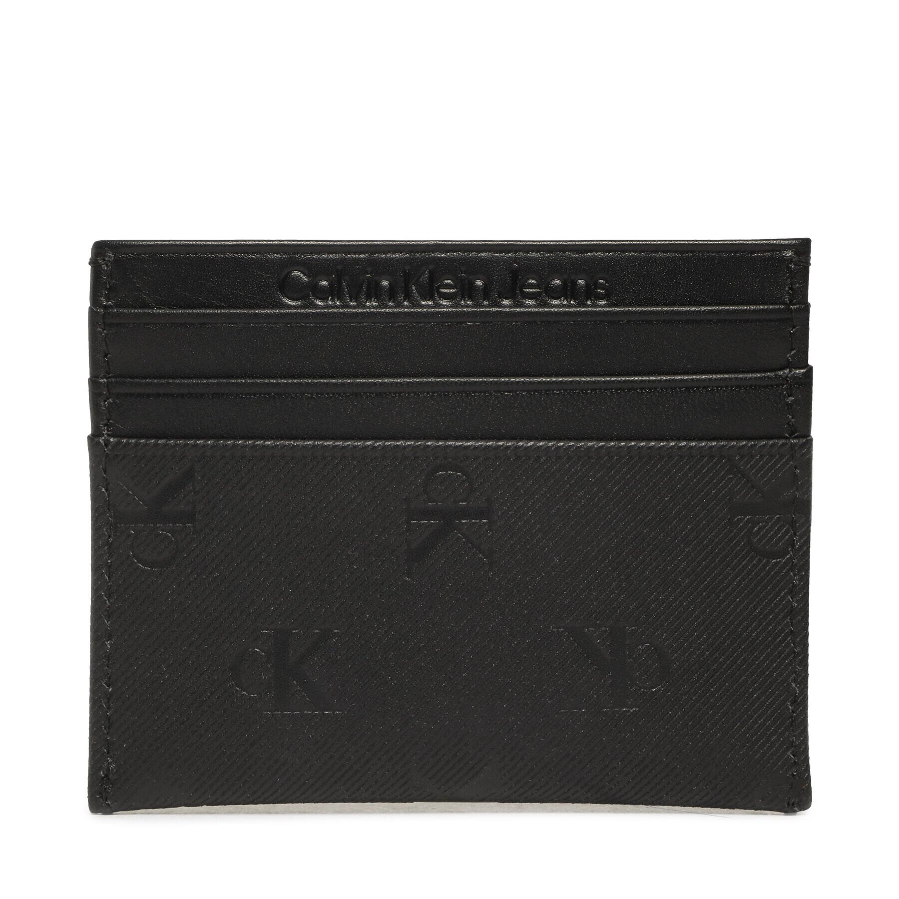 Calvin Klein Jeans Bankkártya tartó Monogram Soft Cardholder 6Cc Aop K50K510150 Fekete - Pepit.hu