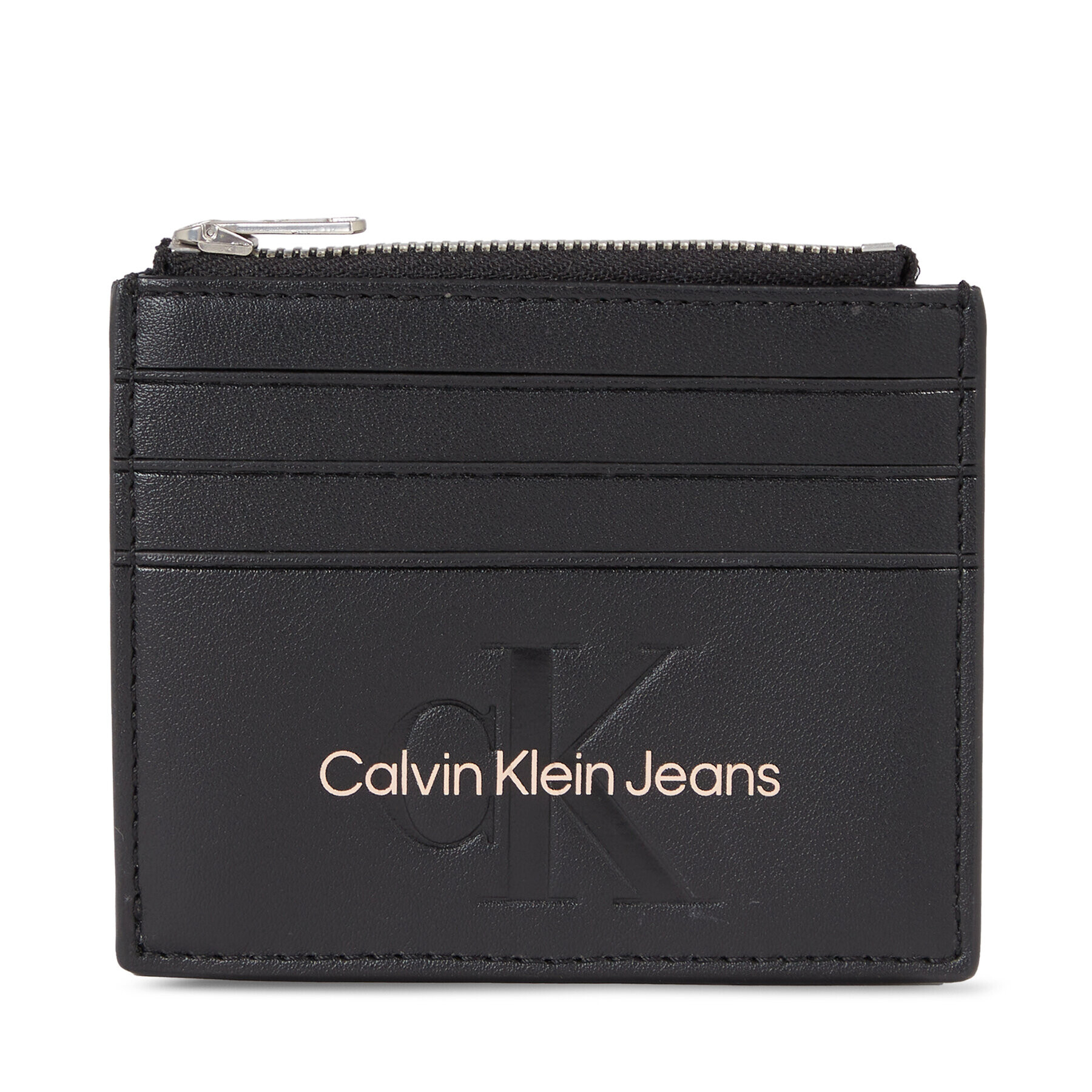 Calvin Klein Jeans Bankkártya tartó Sculpted Cardcase 6Cc Mono K60K608399 Fekete - Pepit.hu