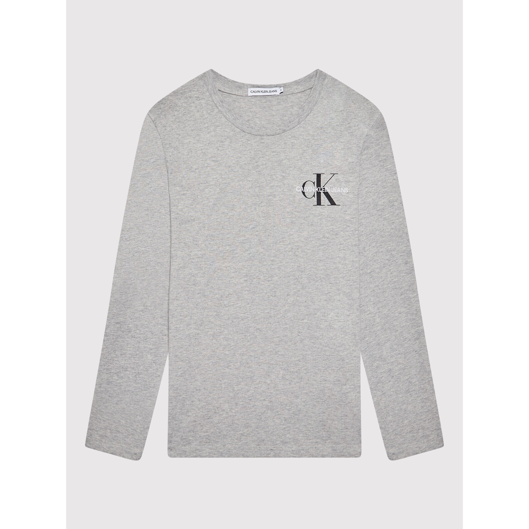 Calvin Klein Jeans Blúz Chest Monogram IB0IB00613 Szürke Regular Fit - Pepit.hu