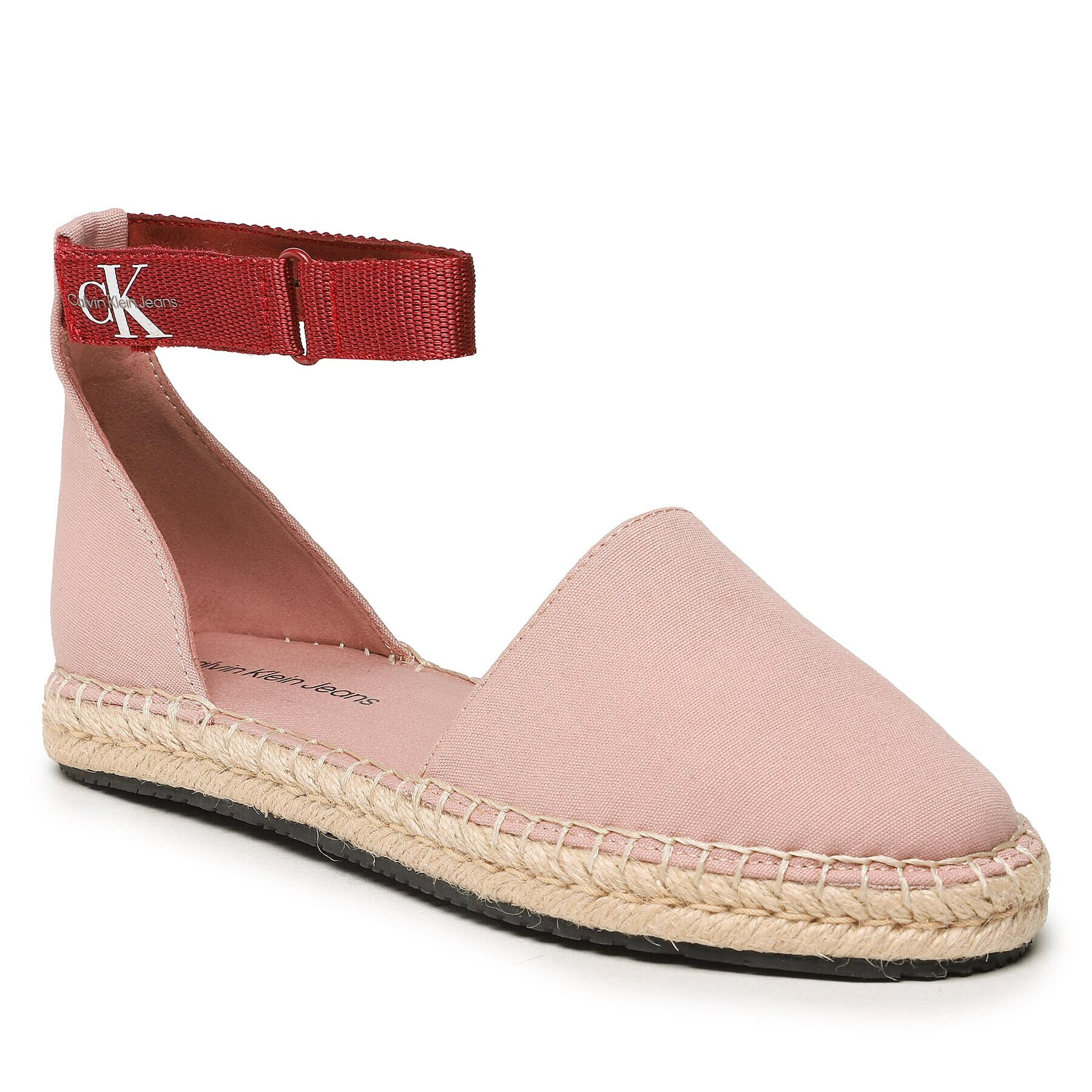 Calvin Klein Jeans Espadrilles Ankle Espadrille YW0YW01027 Rózsaszín - Pepit.hu