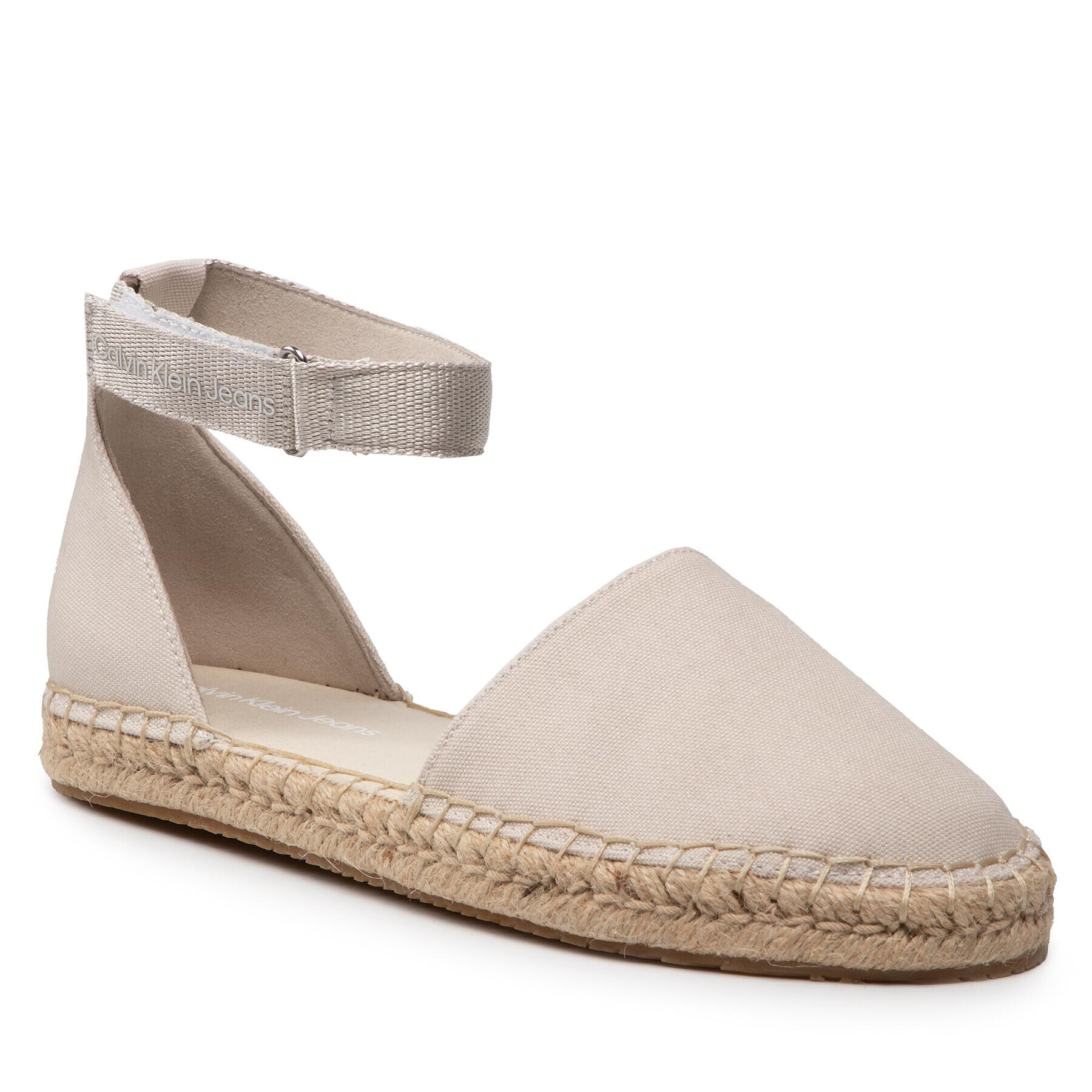 Calvin Klein Jeans Espadrilles Ankle Espadrilles YW0YW00578 Bézs - Pepit.hu