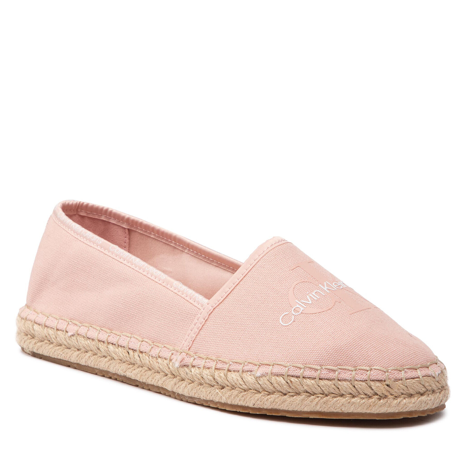 Calvin Klein Jeans Espadrilles Esparille Monogram YW0YW00660 Rózsaszín - Pepit.hu