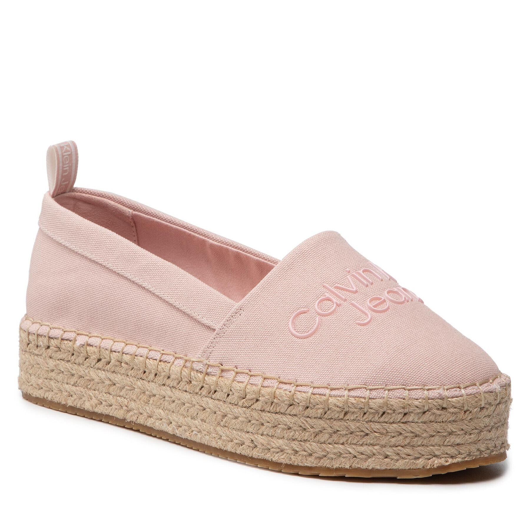 Calvin Klein Jeans Espadrilles Flatform Espadrilles YW0YW00579 Rózsaszín - Pepit.hu