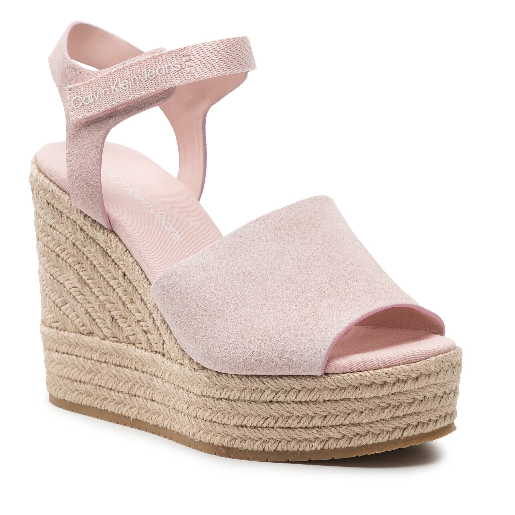 Calvin Klein Jeans Espadrilles Wedge Sandal Ankle Clip Su YW0YW00571 Rózsaszín - Pepit.hu