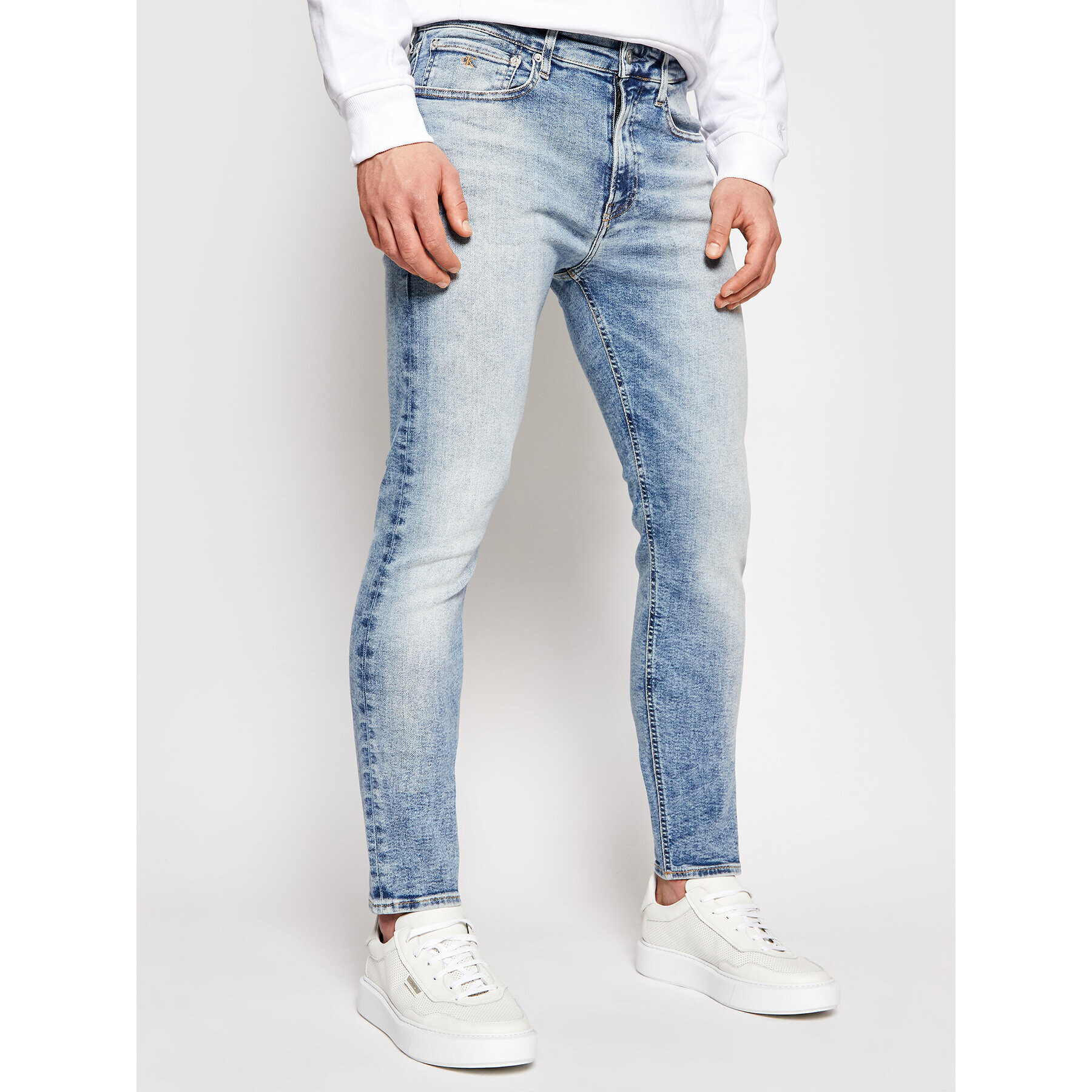 Calvin Klein Jeans Farmer Ckj 016 J30J318244 Kék Skinny Fit - Pepit.hu