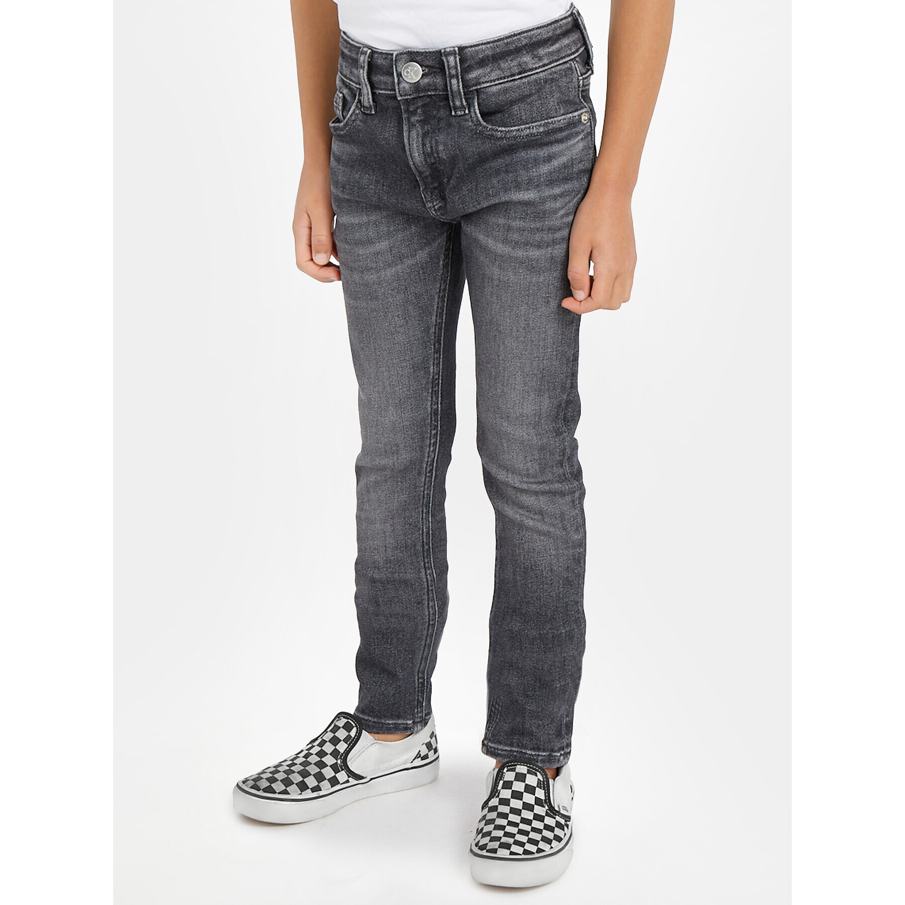 Calvin Klein Jeans Farmer IB0IB01717 Szürke Skinny Fit - Pepit.hu