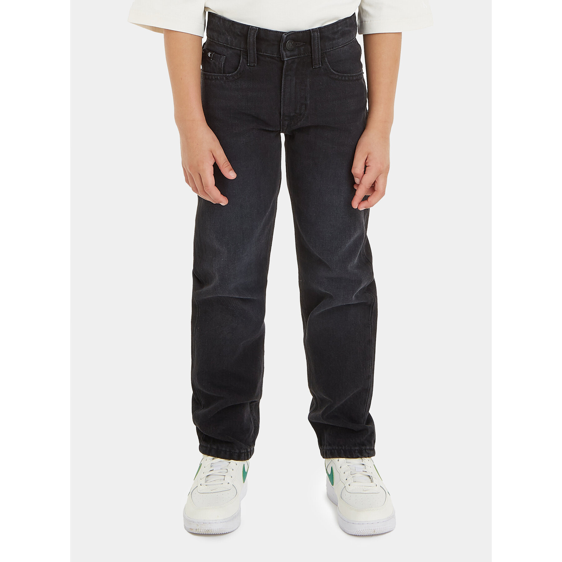 Calvin Klein Jeans Farmer IB0IB01788 Fekete Straight Fit - Pepit.hu