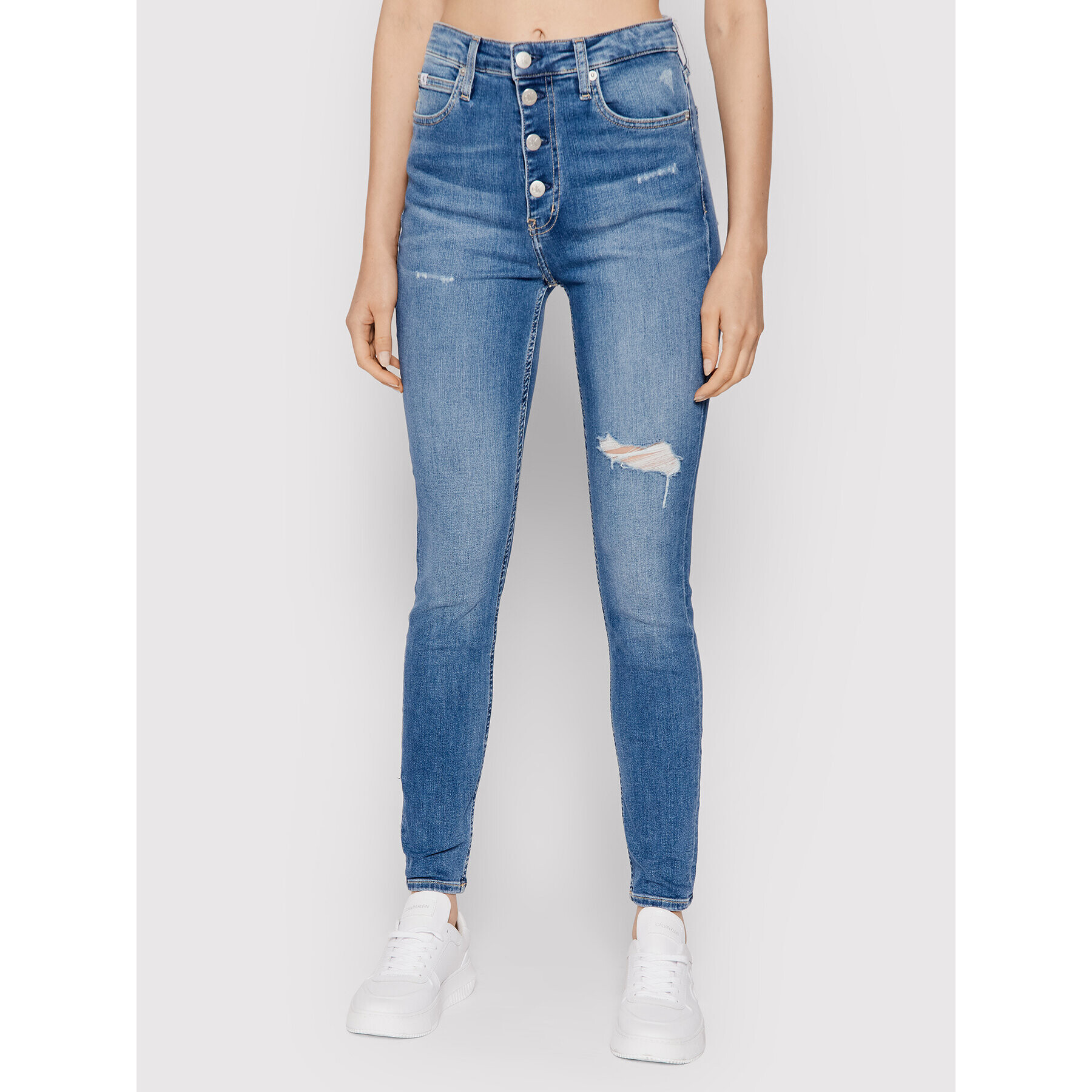 Calvin Klein Jeans Farmer J20J216486 Kék Skinny Fit - Pepit.hu