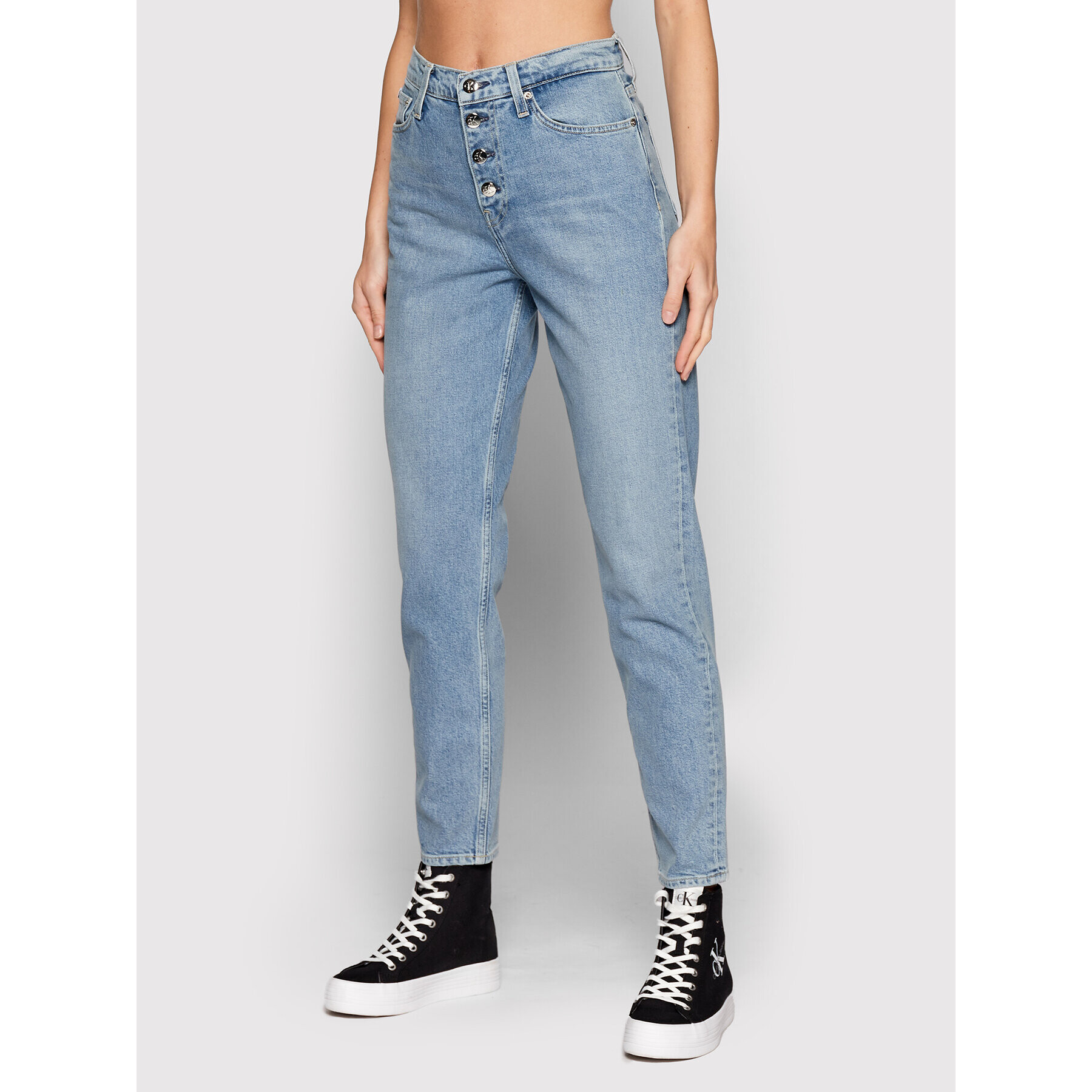 Calvin Klein Jeans Farmer J20J217045 Kék Mom Fit - Pepit.hu