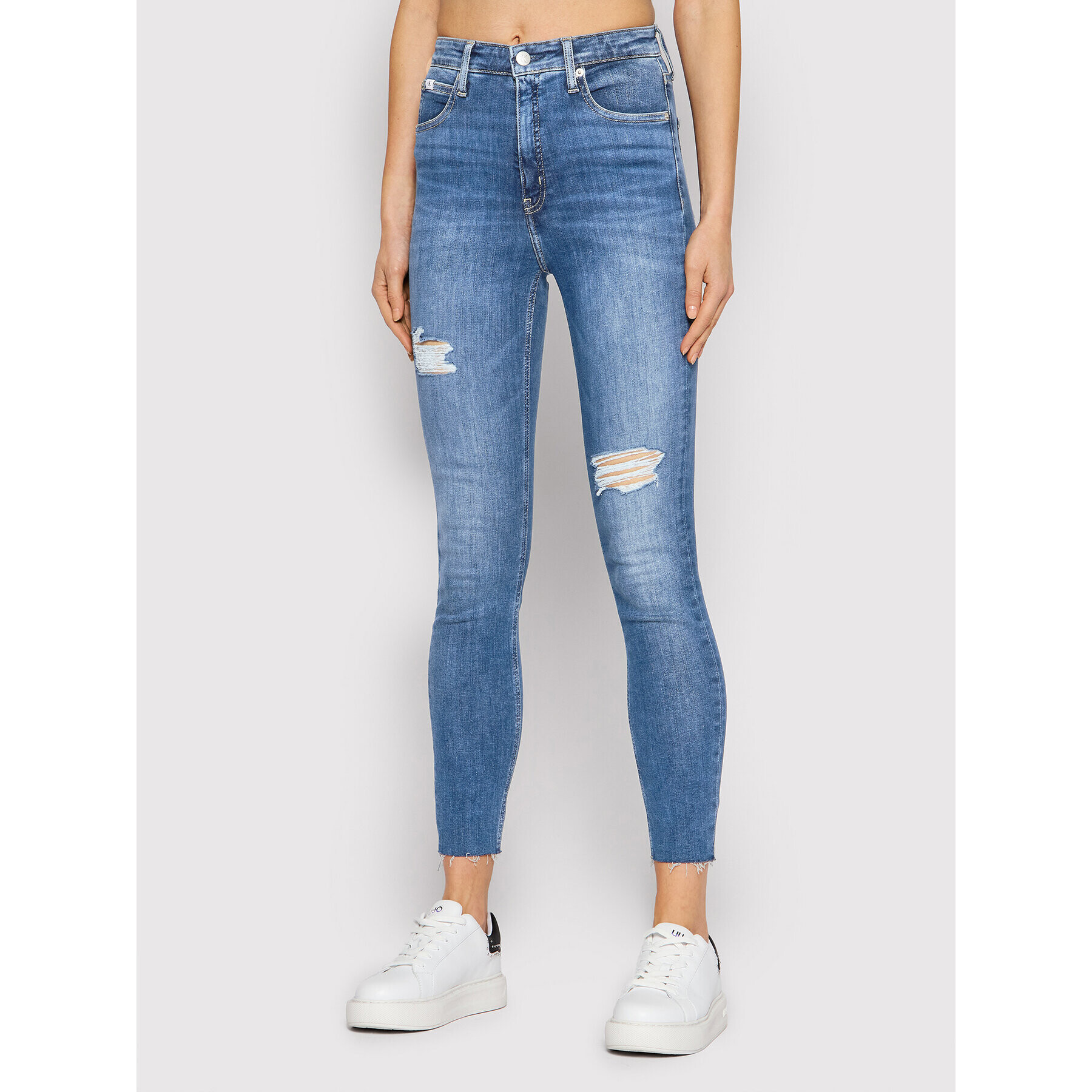 Calvin Klein Jeans Farmer J20J217056 Kék Skinny Fit - Pepit.hu