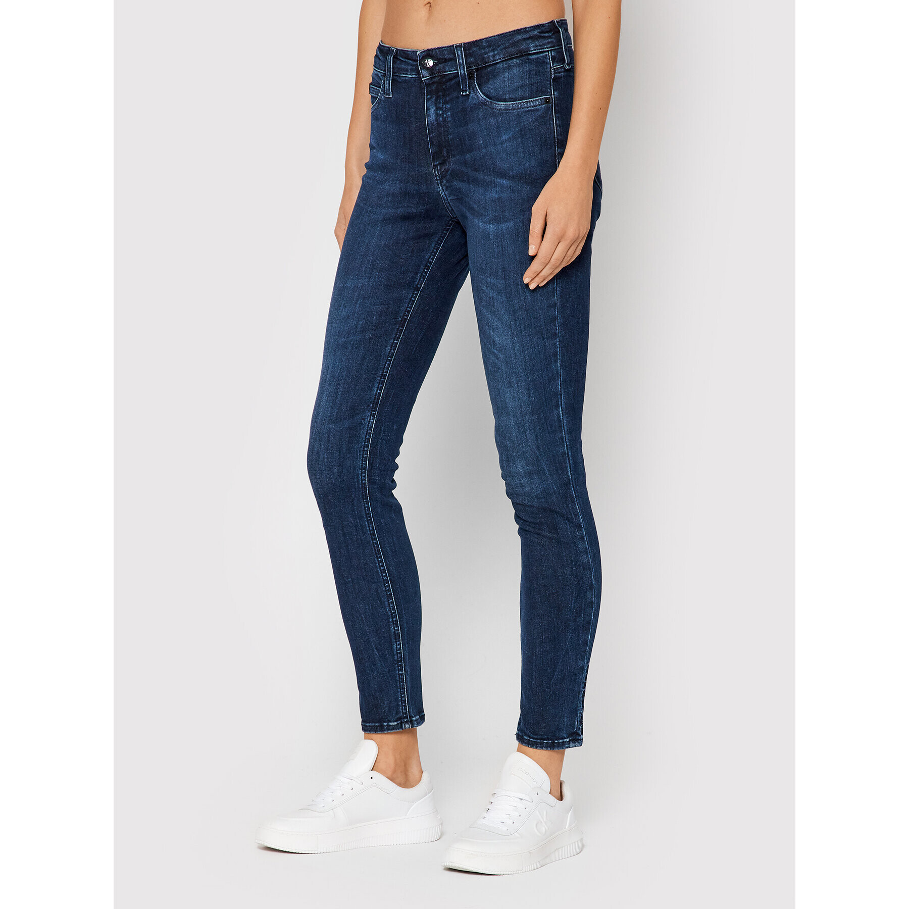 Calvin Klein Jeans Farmer J20J217060 Sötétkék Skinny Fit - Pepit.hu