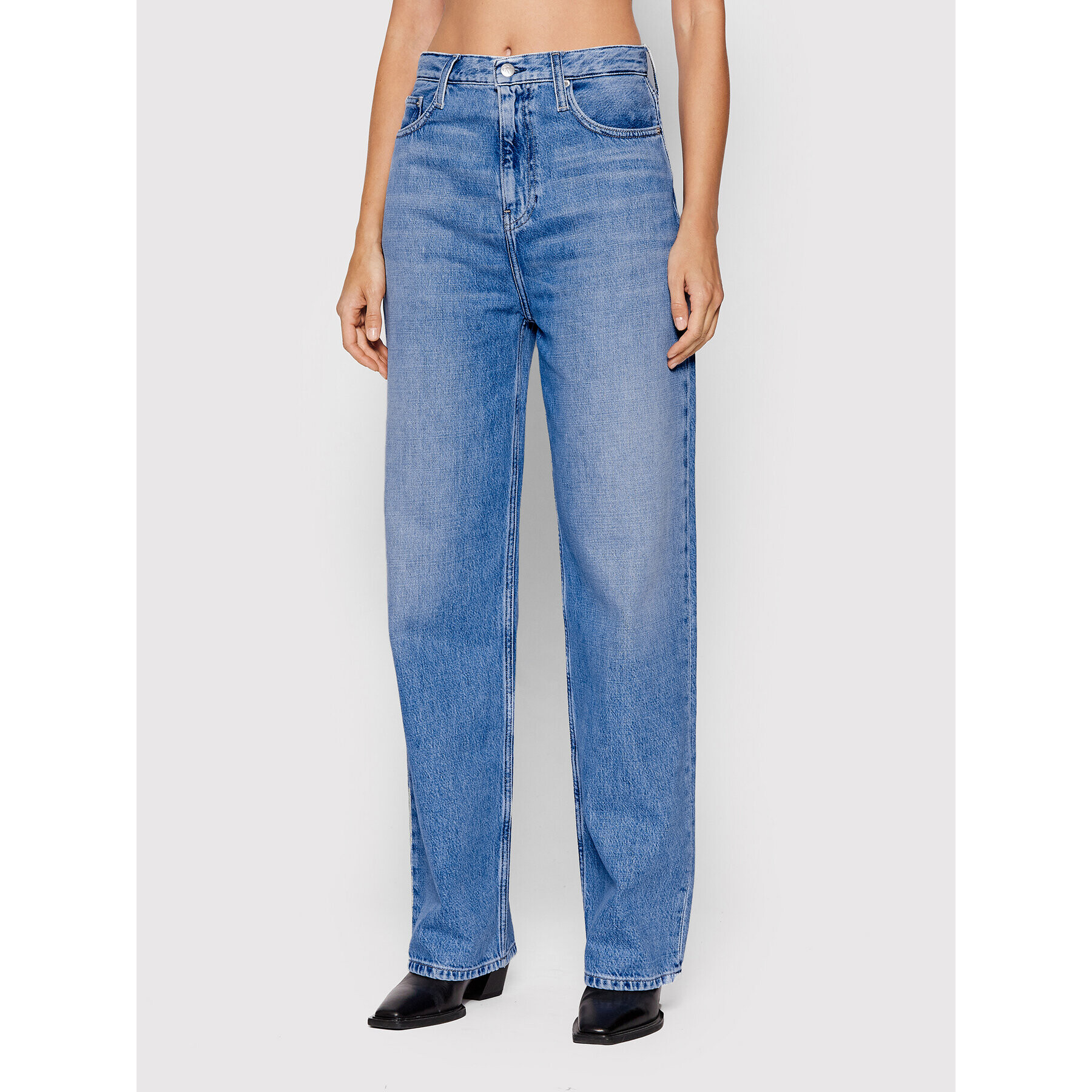 Calvin Klein Jeans Farmer J20J217866 Kék Relaxed Fit - Pepit.hu