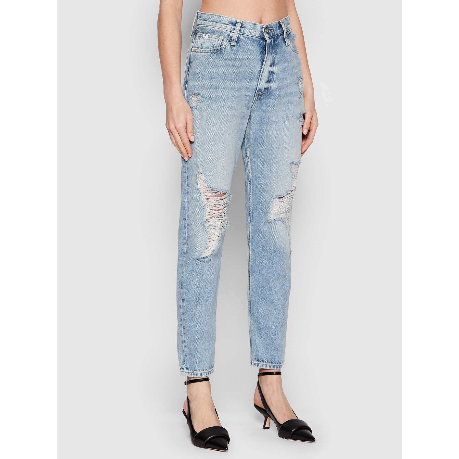 Calvin Klein Jeans Farmer J20J218512 Kék Mom Fit - Pepit.hu