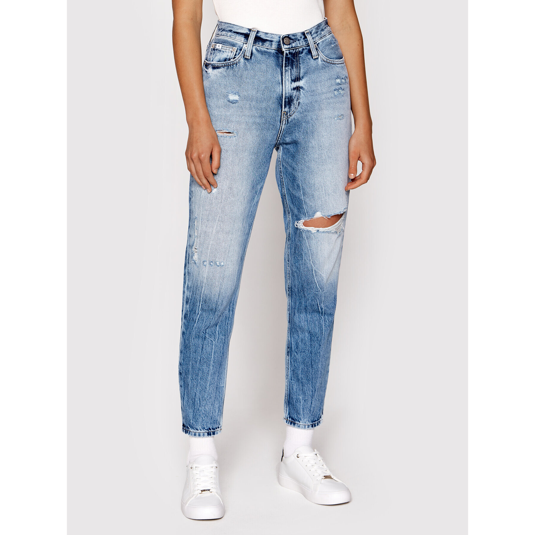 Calvin Klein Jeans Farmer J20J219320 Kék Mom Fit - Pepit.hu