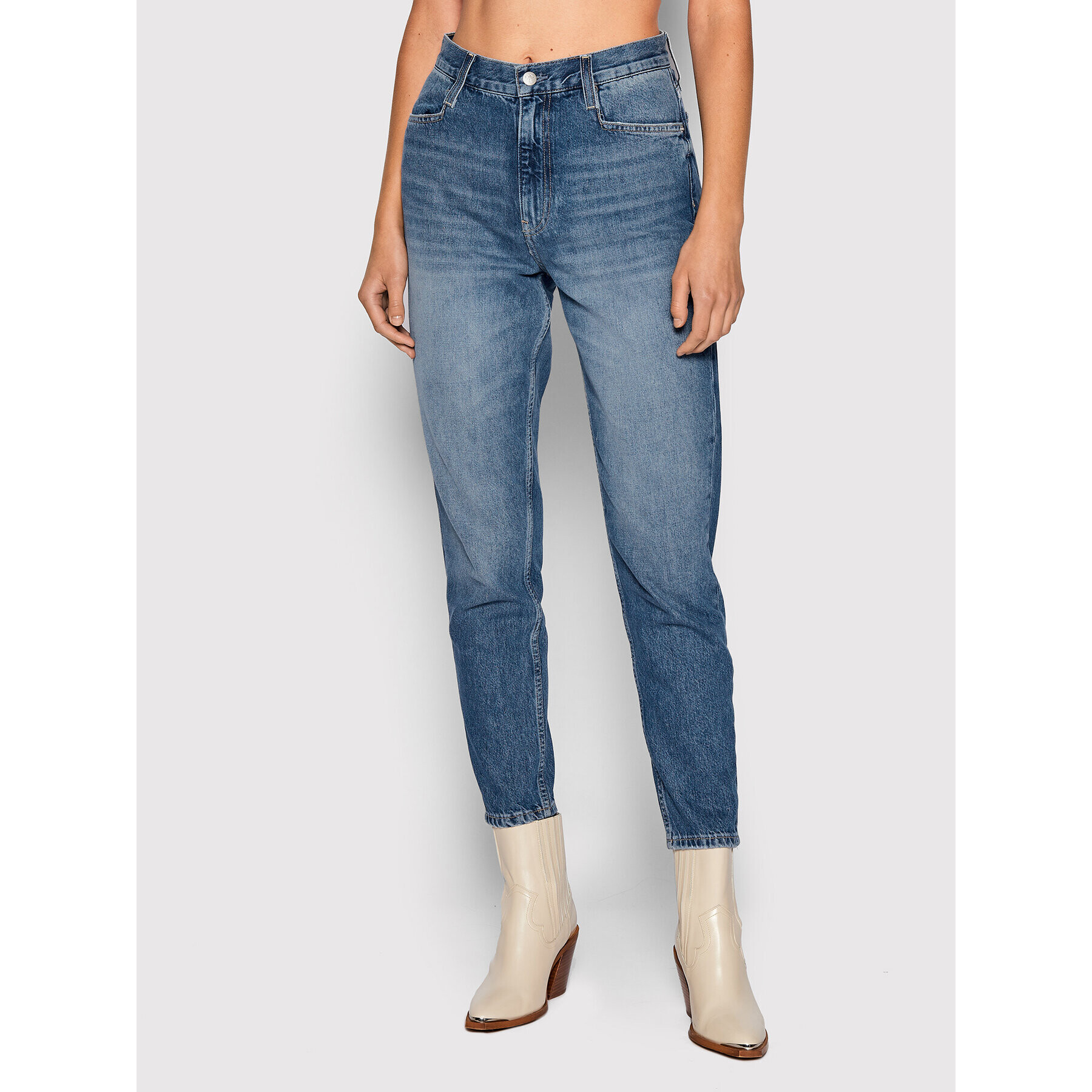 Calvin Klein Jeans Farmer J20J219329 Kék Mom Fit - Pepit.hu