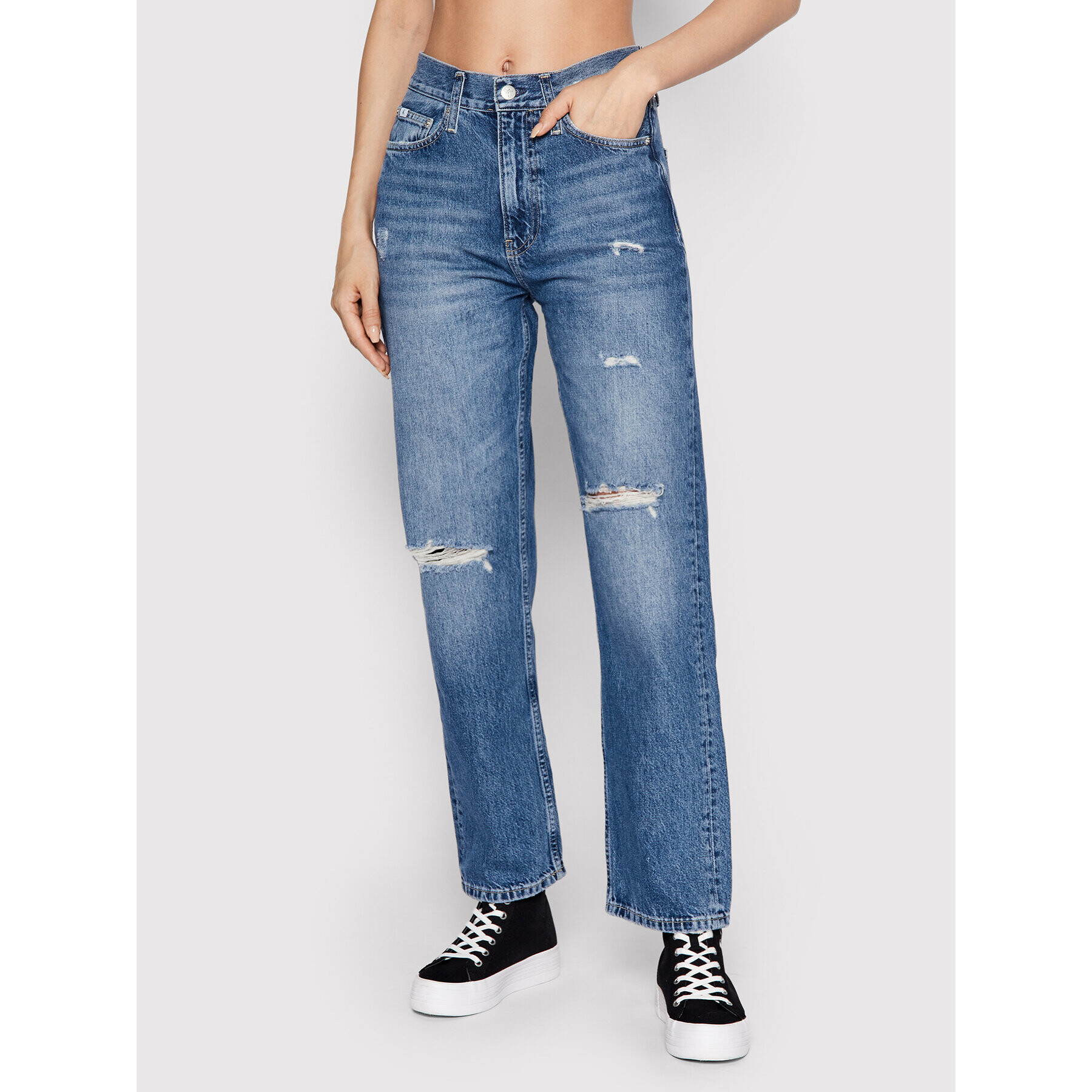 Calvin Klein Jeans Farmer J20J219330 Kék Straight Fit - Pepit.hu