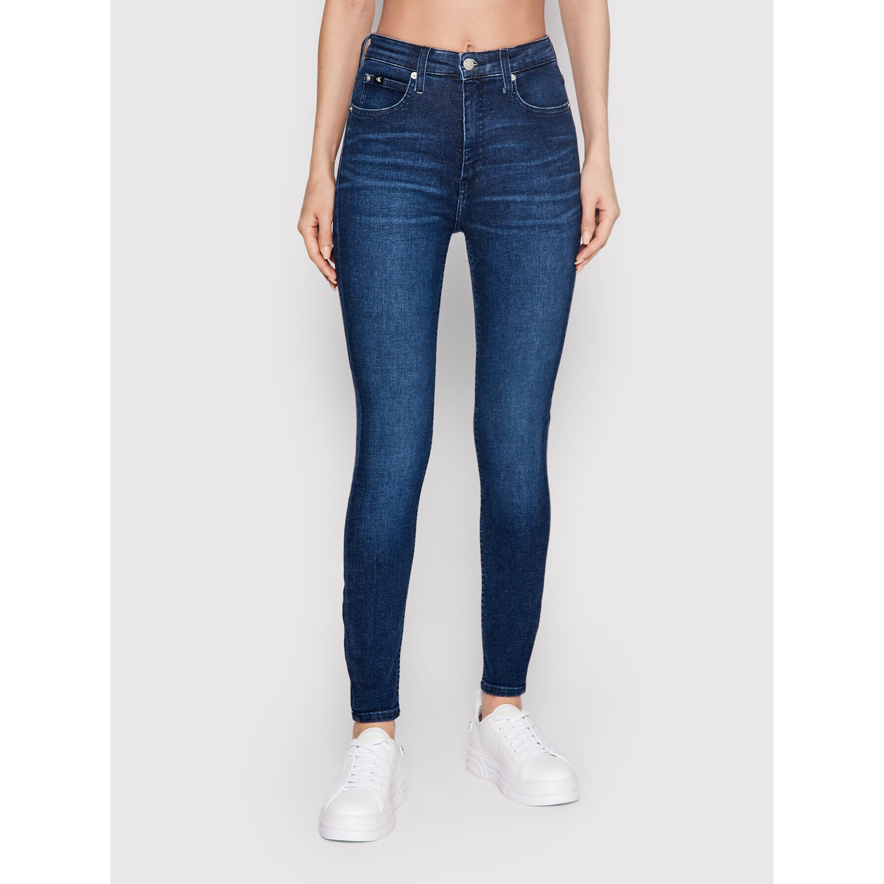 Calvin Klein Jeans Farmer J20J219332 Sötétkék Super Skinny Fit - Pepit.hu