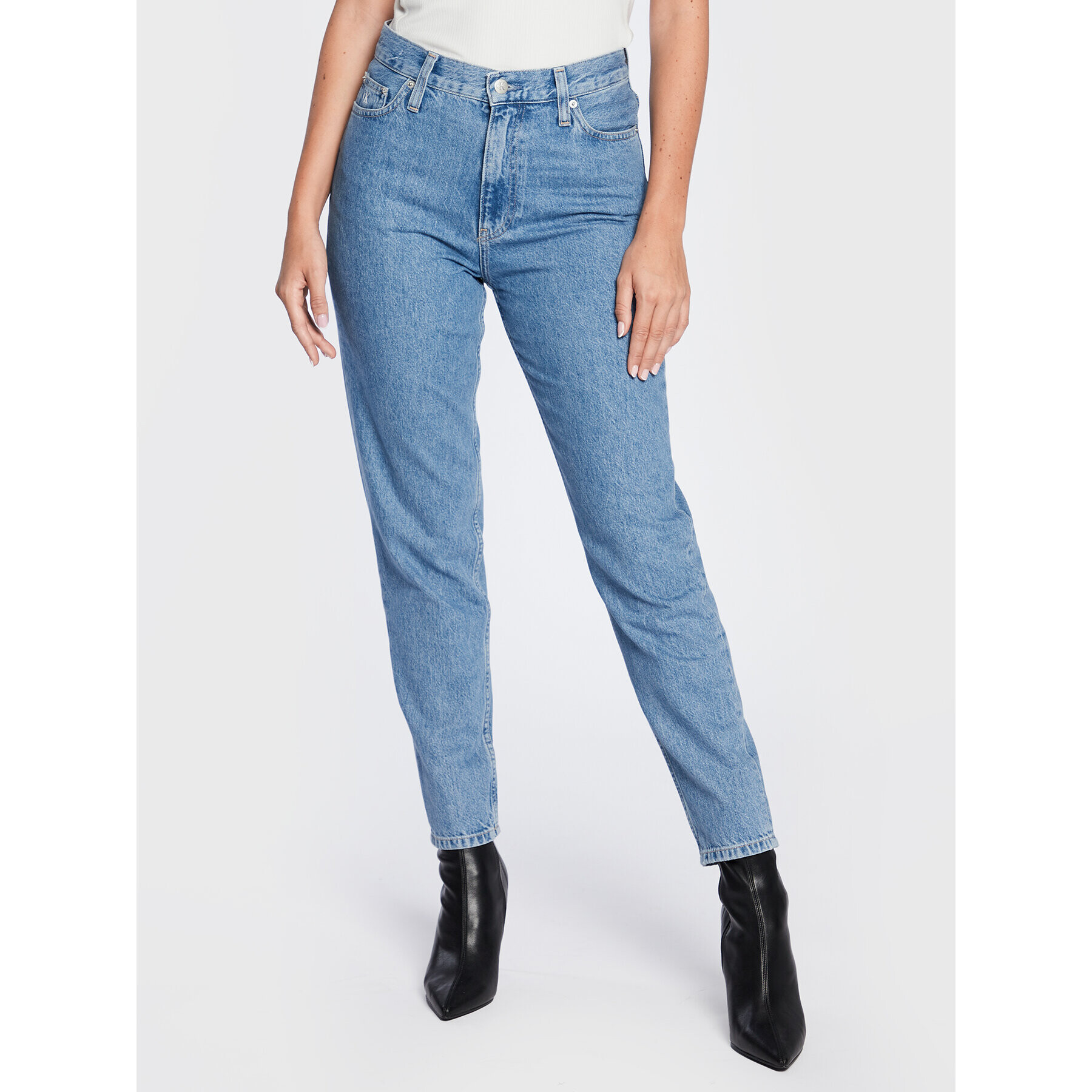 Calvin Klein Jeans Farmer J20J219528 Kék Mom Fit - Pepit.hu