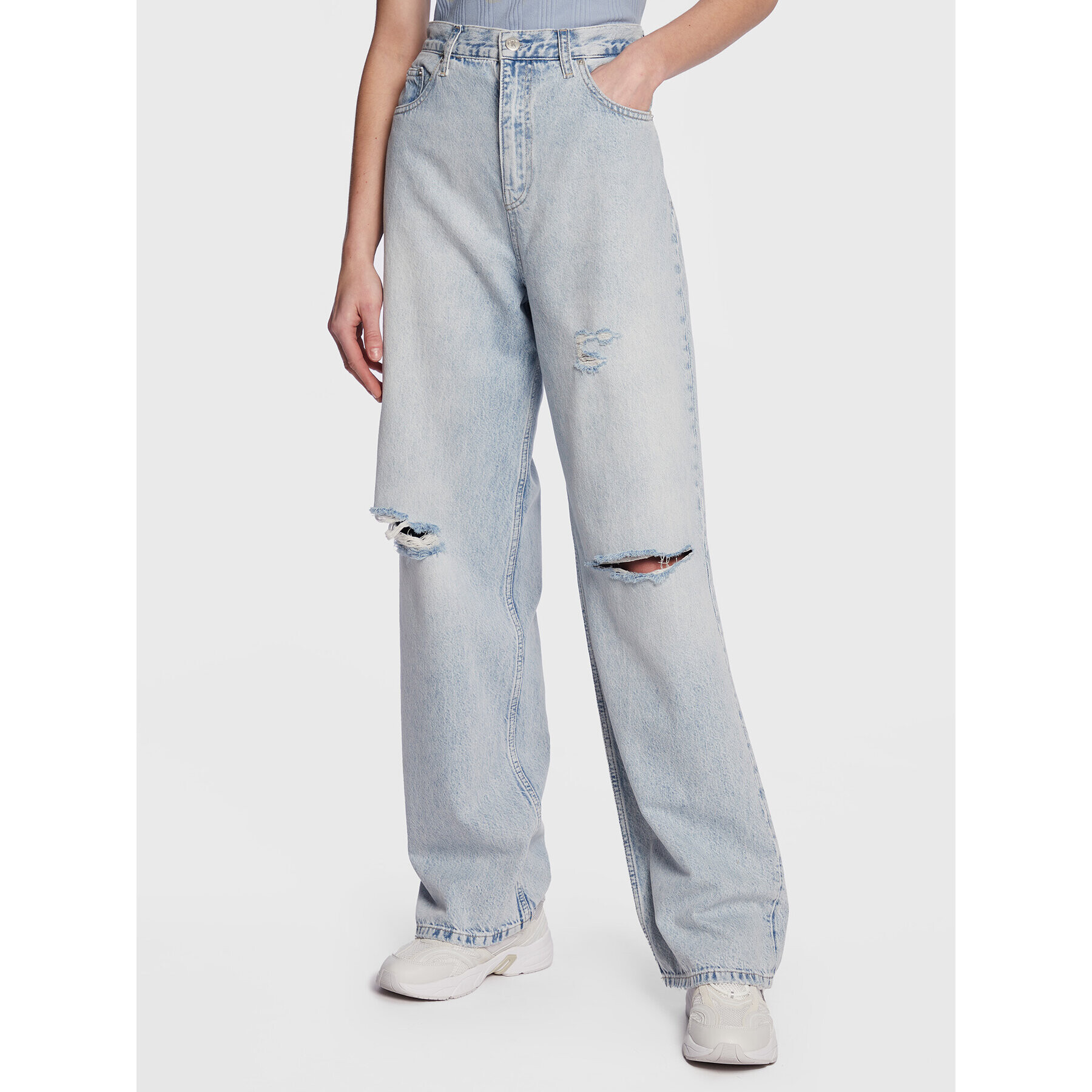 Calvin Klein Jeans Farmer J20J220183 Kék Relaxed Fit - Pepit.hu