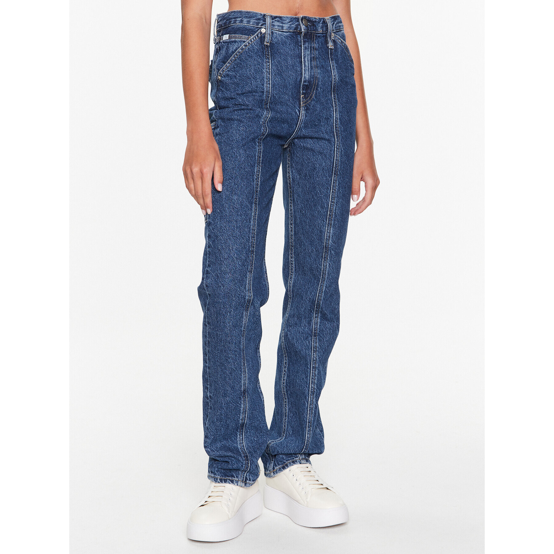 Calvin Klein Jeans Farmer J20J220634 Kék Straight Fit - Pepit.hu