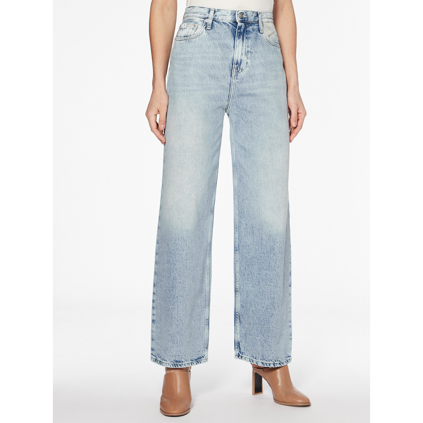 Calvin Klein Jeans Farmer J20J220636 Kék Relaxed Fit - Pepit.hu