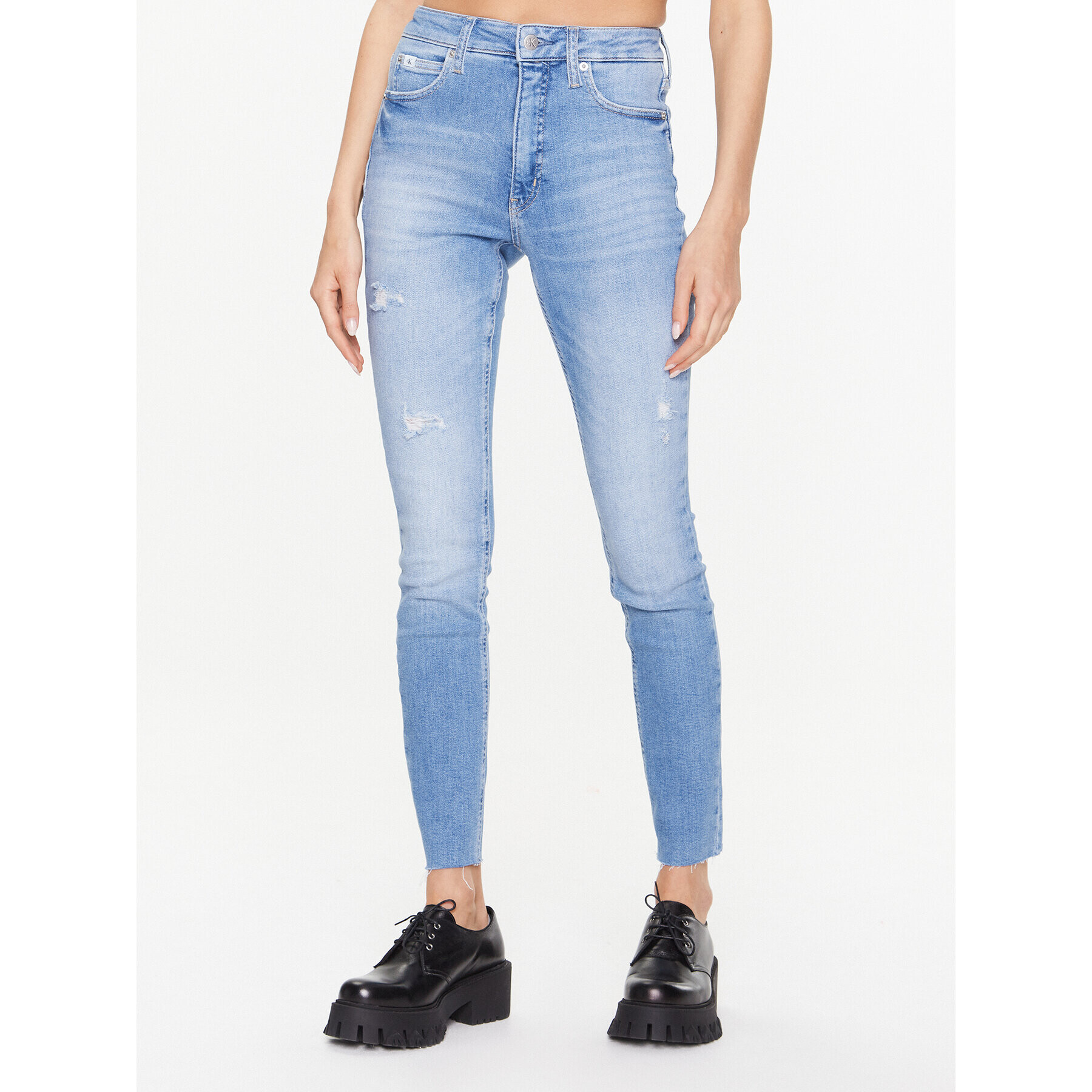 Calvin Klein Jeans Farmer J20J220853 Kék Skinny Fit - Pepit.hu