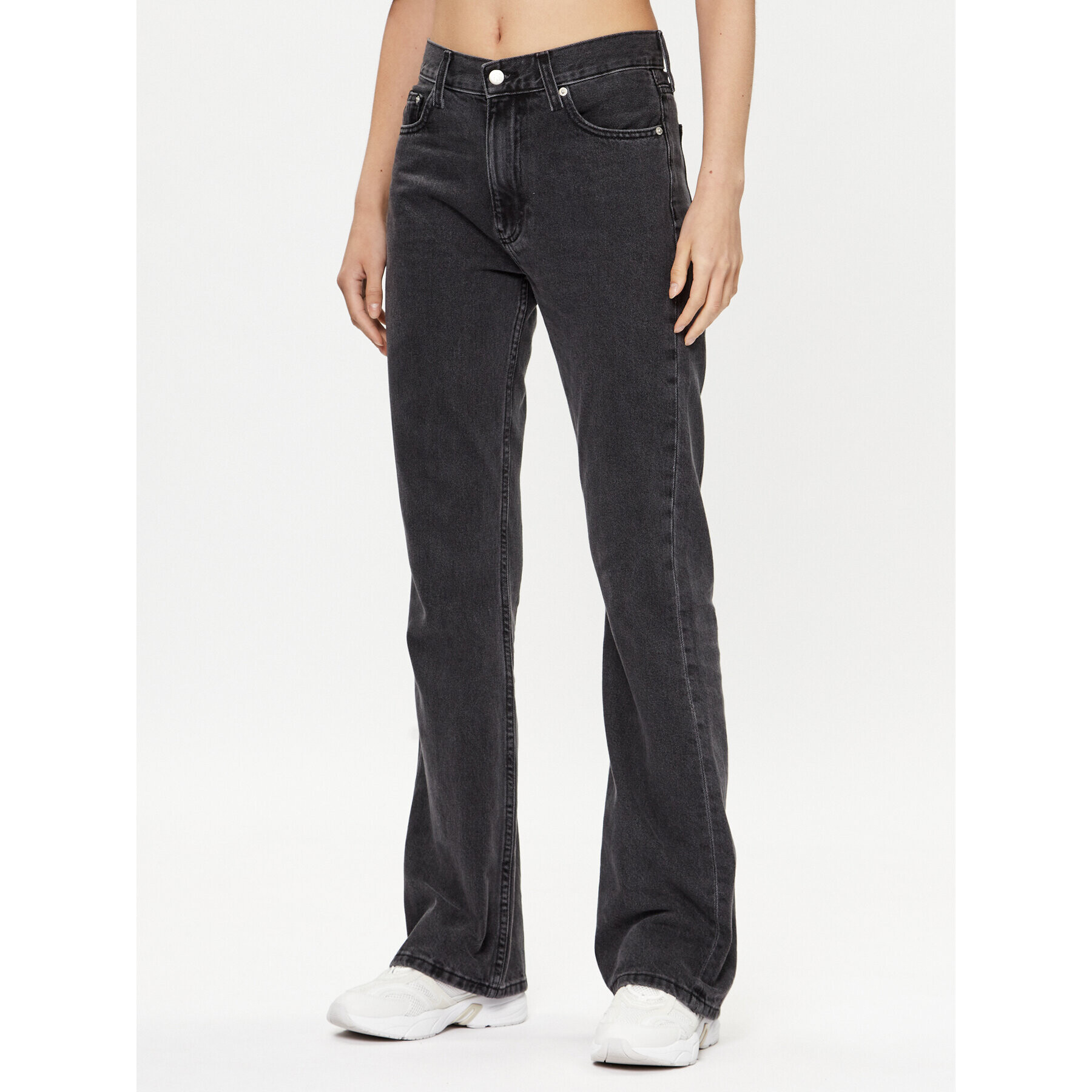 Calvin Klein Jeans Farmer J20J221234 Fekete Straight Leg - Pepit.hu