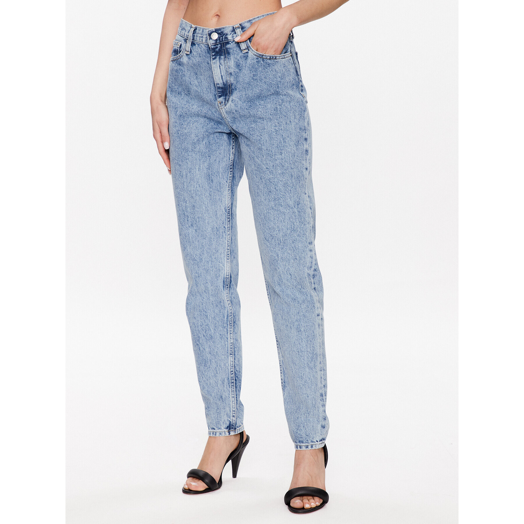 Calvin Klein Jeans Farmer J20J221443 Kék Mom Fit - Pepit.hu