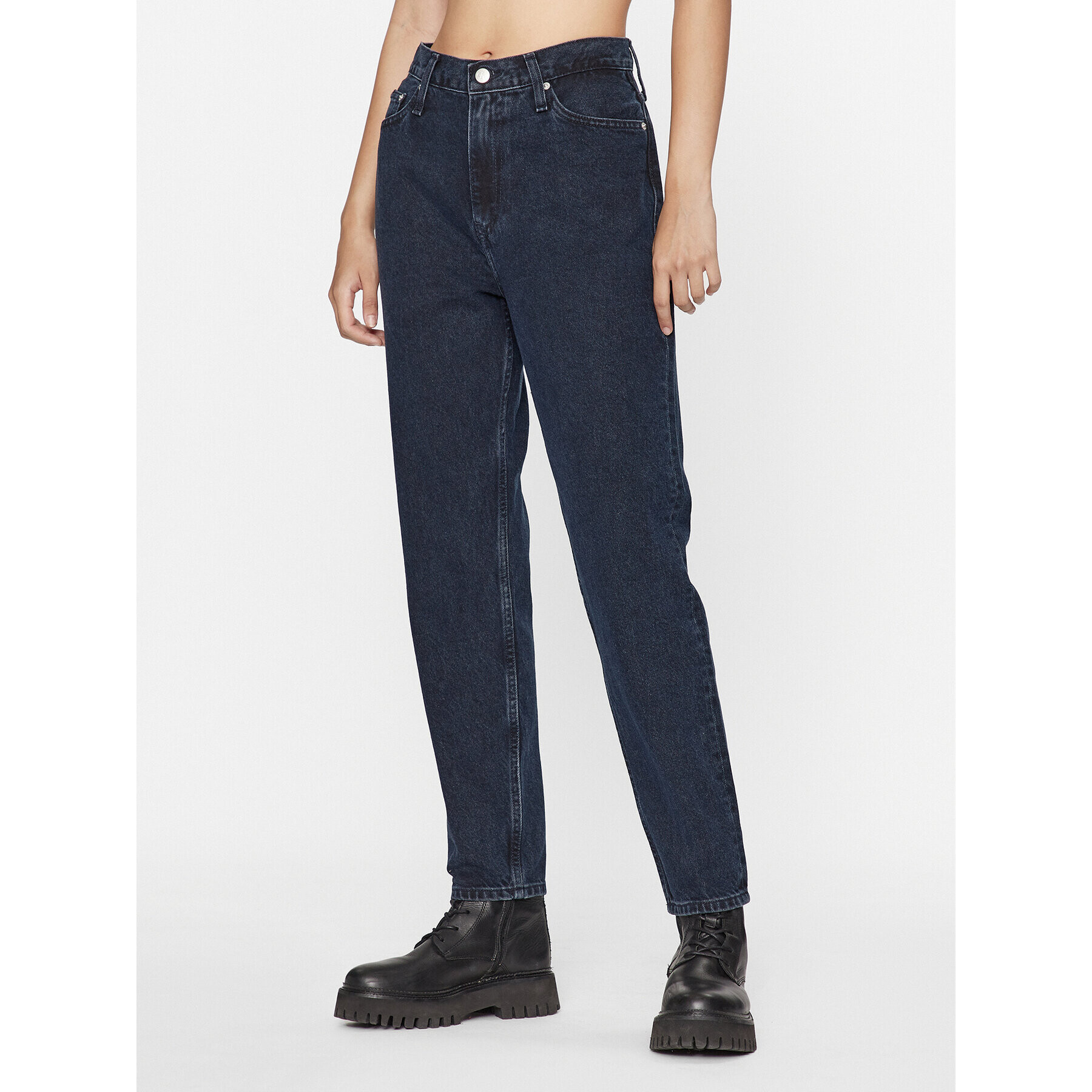 Calvin Klein Jeans Farmer J20J221786 Sötétkék Mom Fit - Pepit.hu