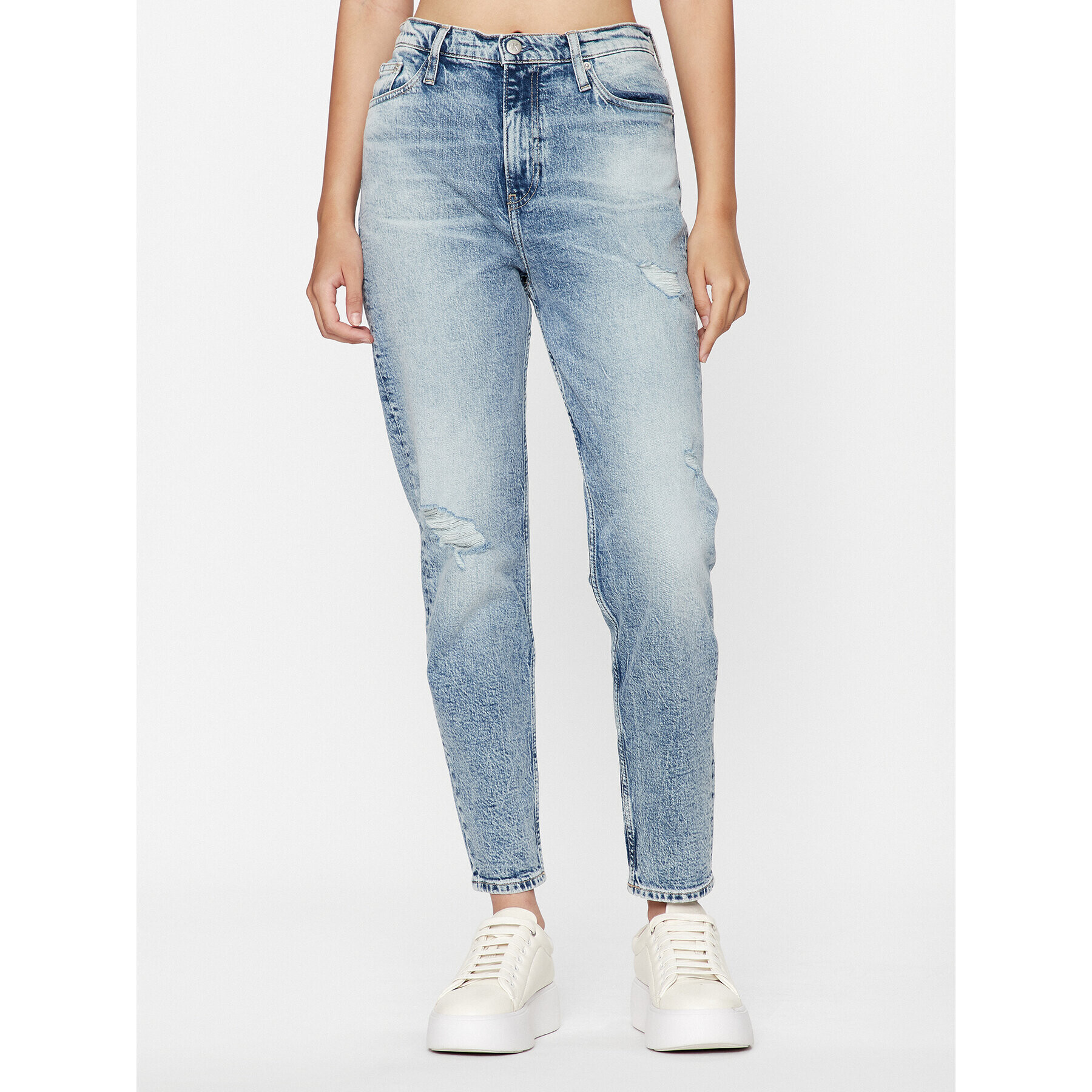 Calvin Klein Jeans Farmer J20J221790 Kék Mom Fit - Pepit.hu