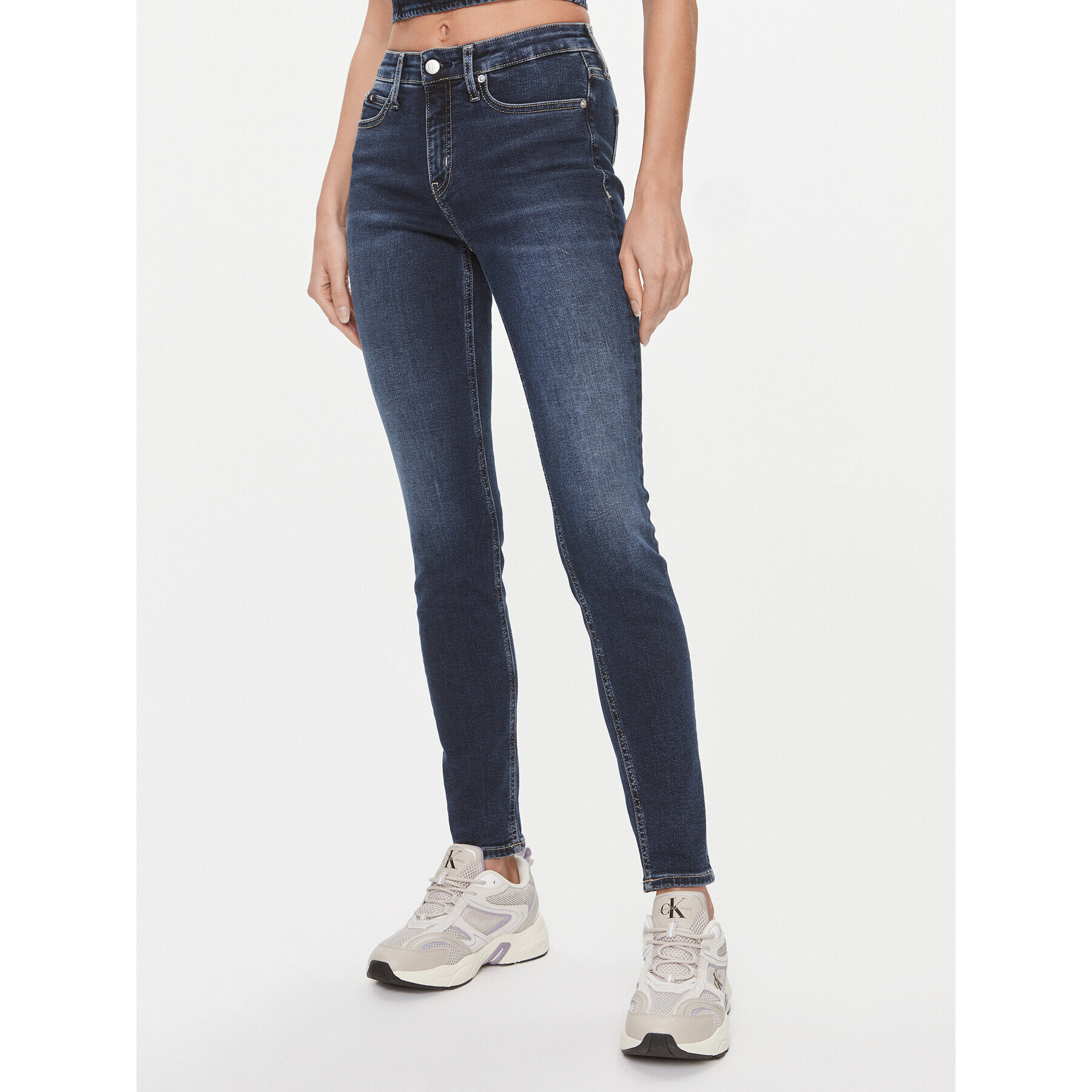 Calvin Klein Jeans Farmer J20J222445 Sötétkék Skinny Fit - Pepit.hu