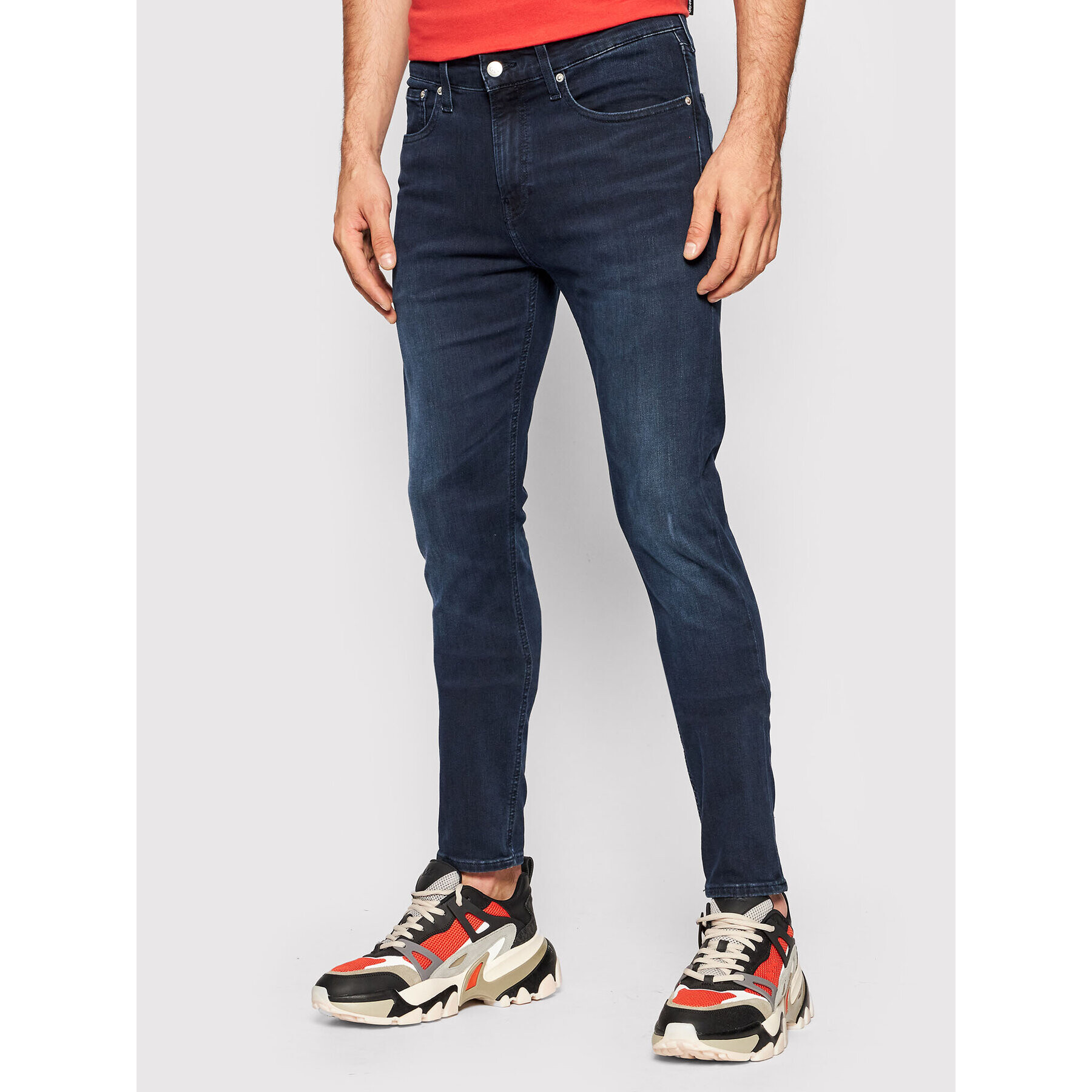 Calvin Klein Jeans Farmer J30J319009 Sötétkék Skinny Fit - Pepit.hu