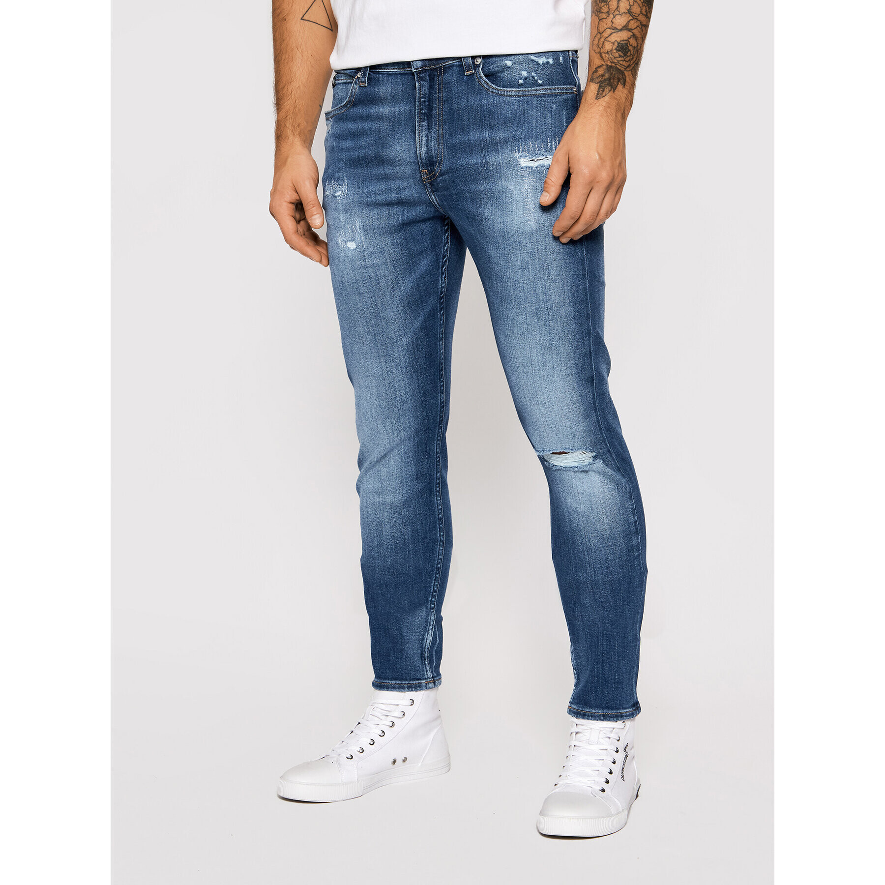 Calvin Klein Jeans Farmer J30J319115 Sötétkék Slim Fit - Pepit.hu