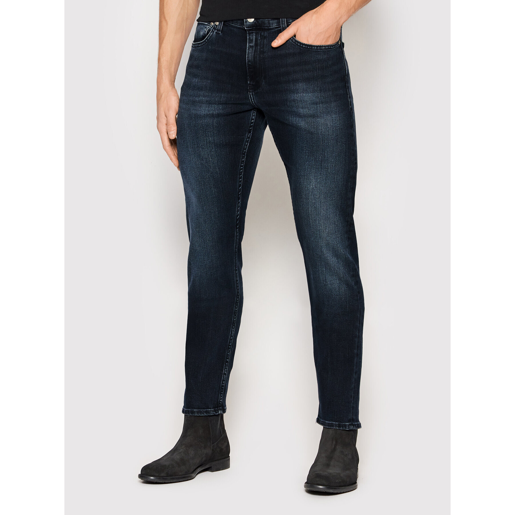 Calvin Klein Jeans Farmer J30J319846 Sötétkék Slim Fit - Pepit.hu