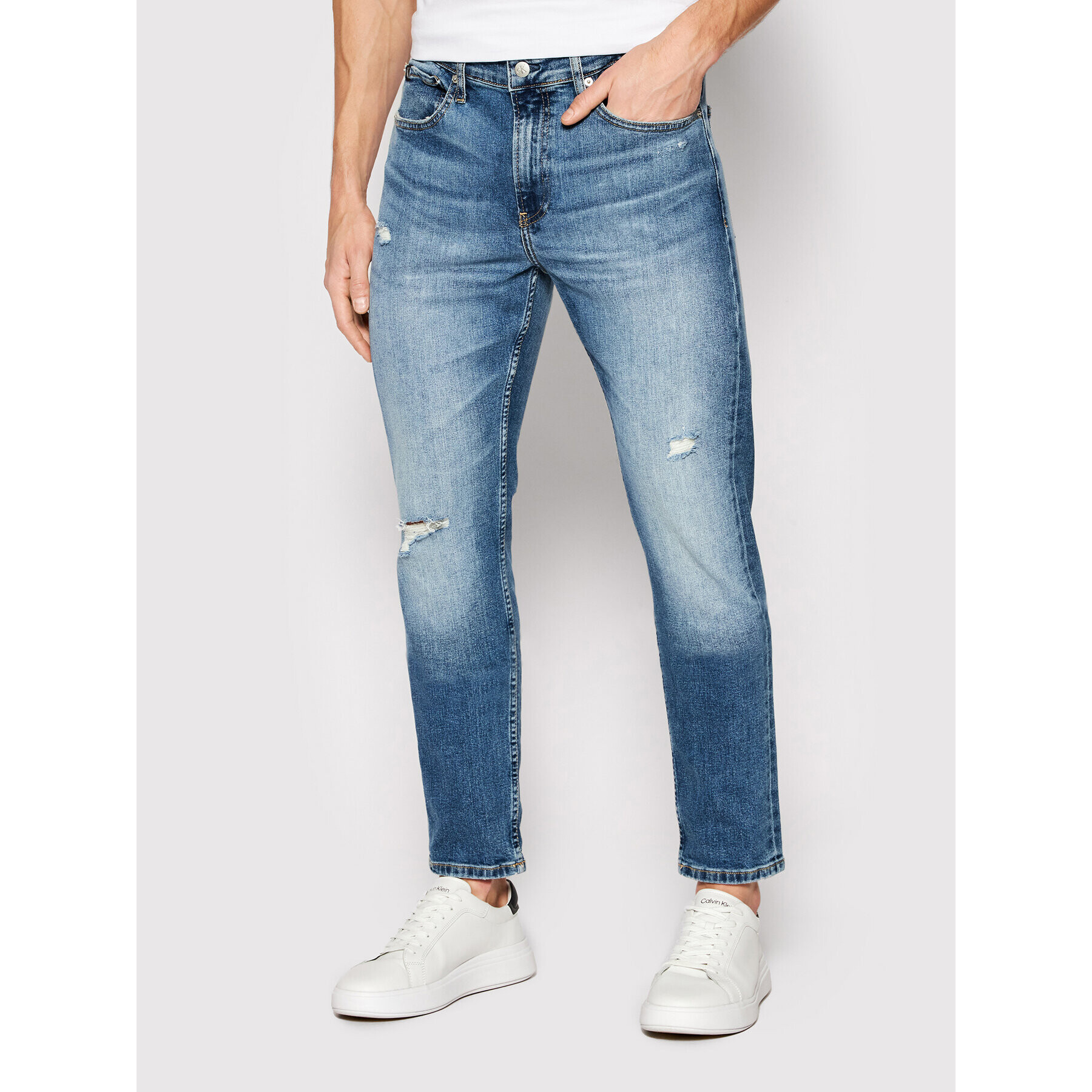 Calvin Klein Jeans Farmer J30J319853 Kék Slim Fit - Pepit.hu