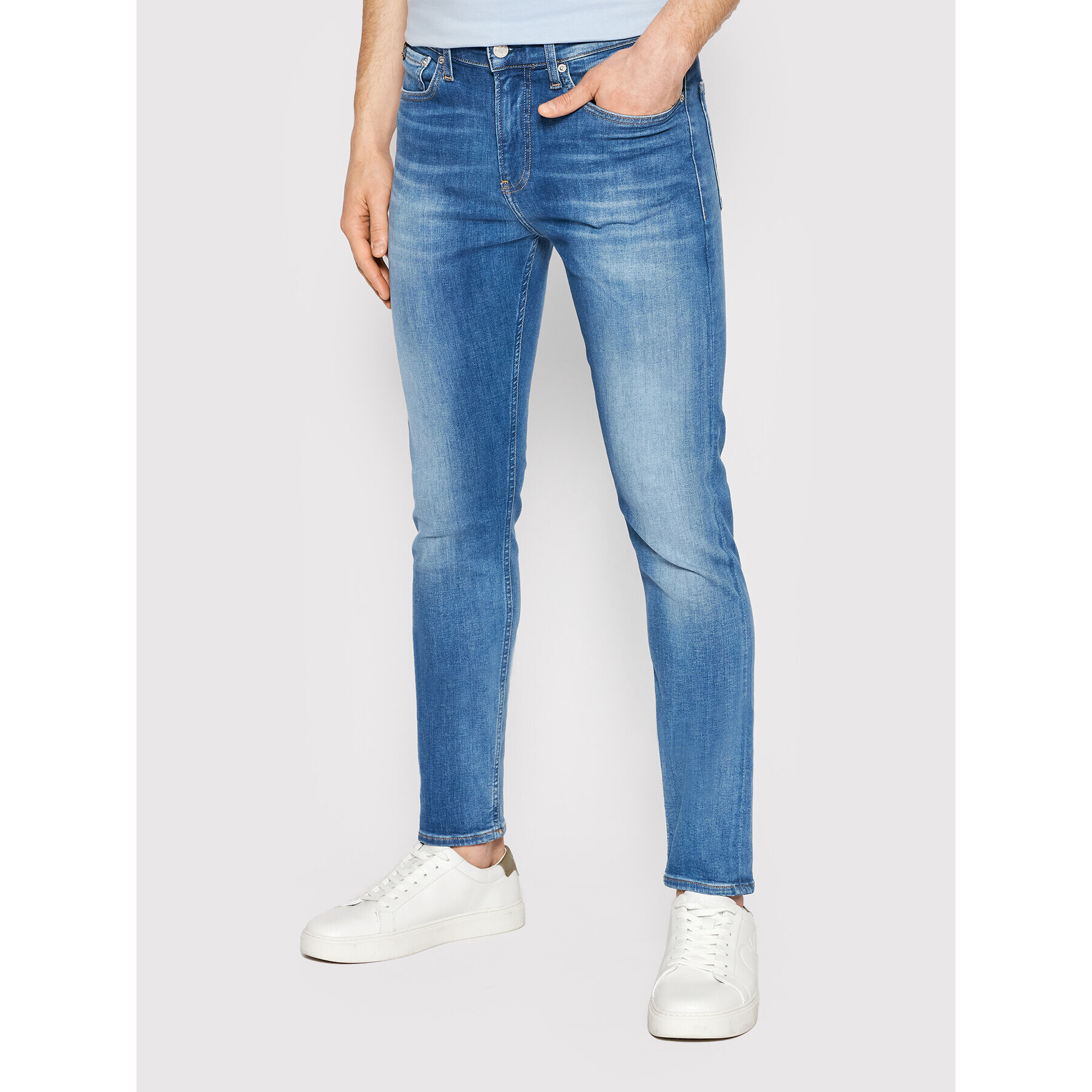 Calvin Klein Jeans Farmer J30J319864 Kék Skinny Fit - Pepit.hu