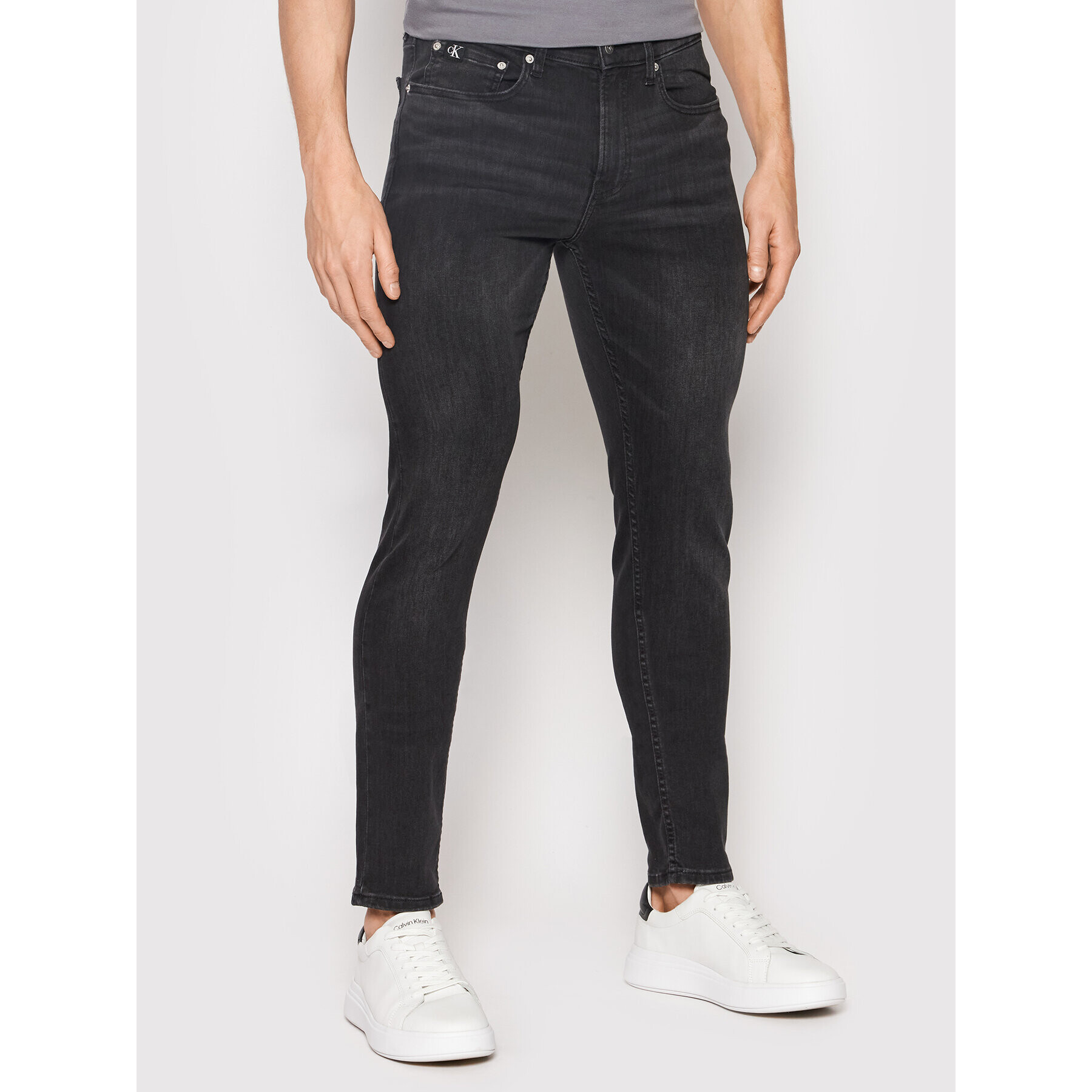 Calvin Klein Jeans Farmer J30J319869 Fekete Skinny Fit - Pepit.hu