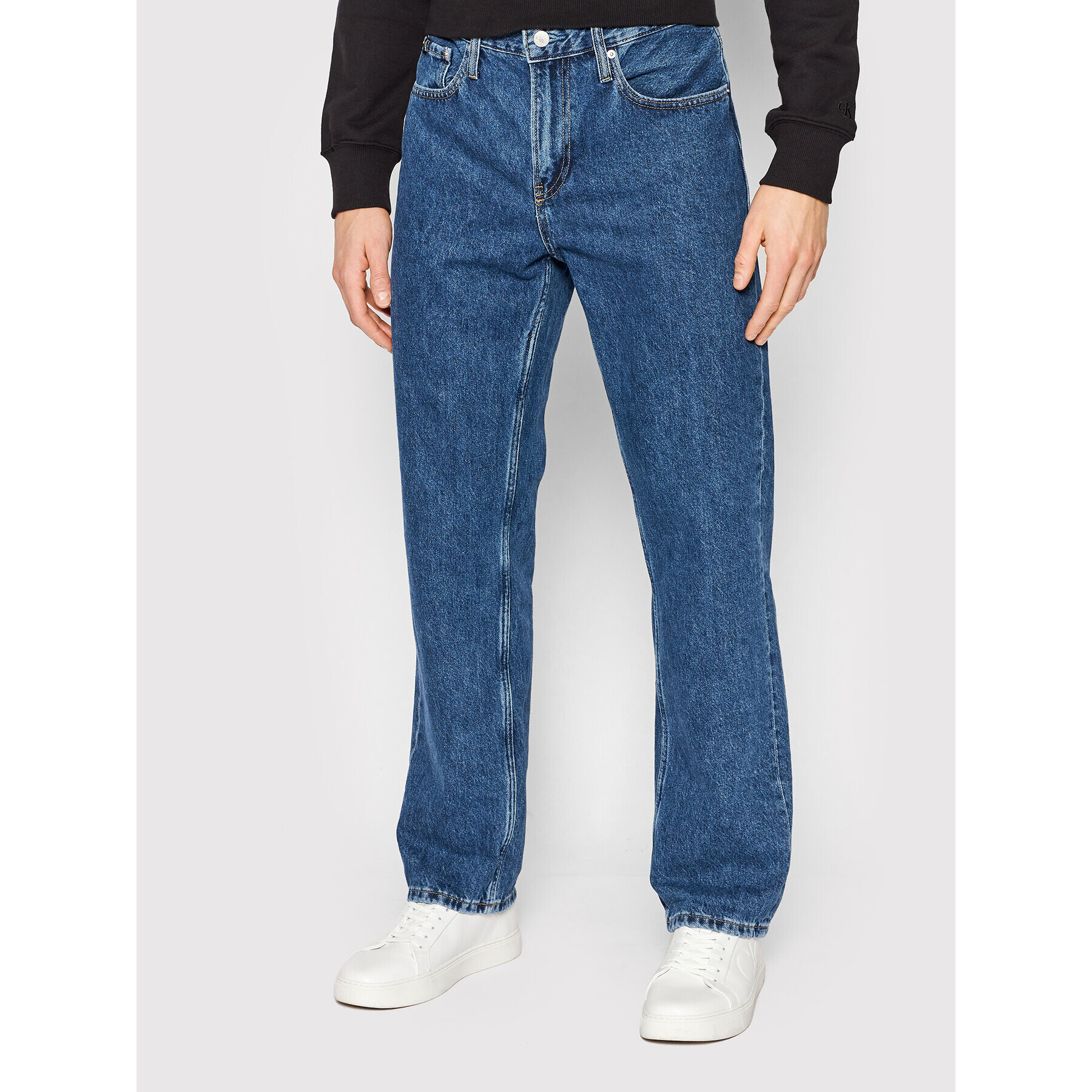 Calvin Klein Jeans Farmer J30J320447 Sötétkék Straight Fit - Pepit.hu