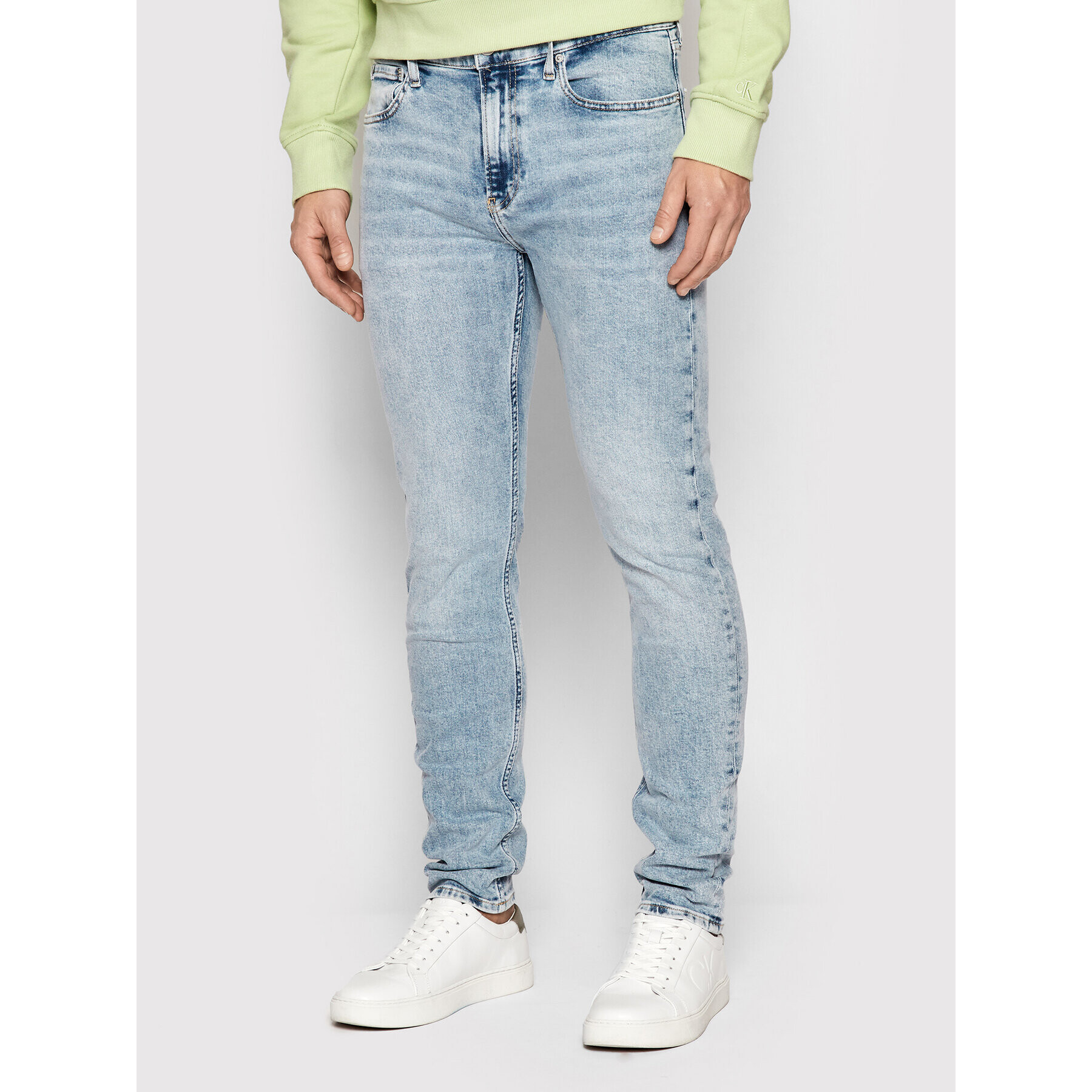 Calvin Klein Jeans Farmer J30J320449 Kék Slim Taper Fit - Pepit.hu