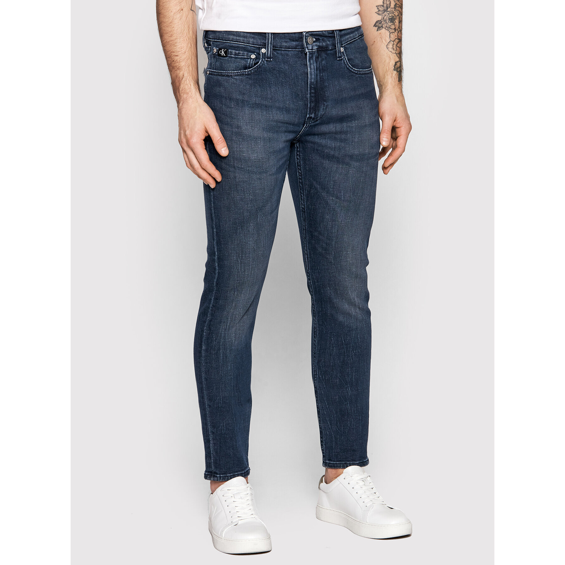 Calvin Klein Jeans Farmer J30J320452 Sötétkék Slim Fit - Pepit.hu