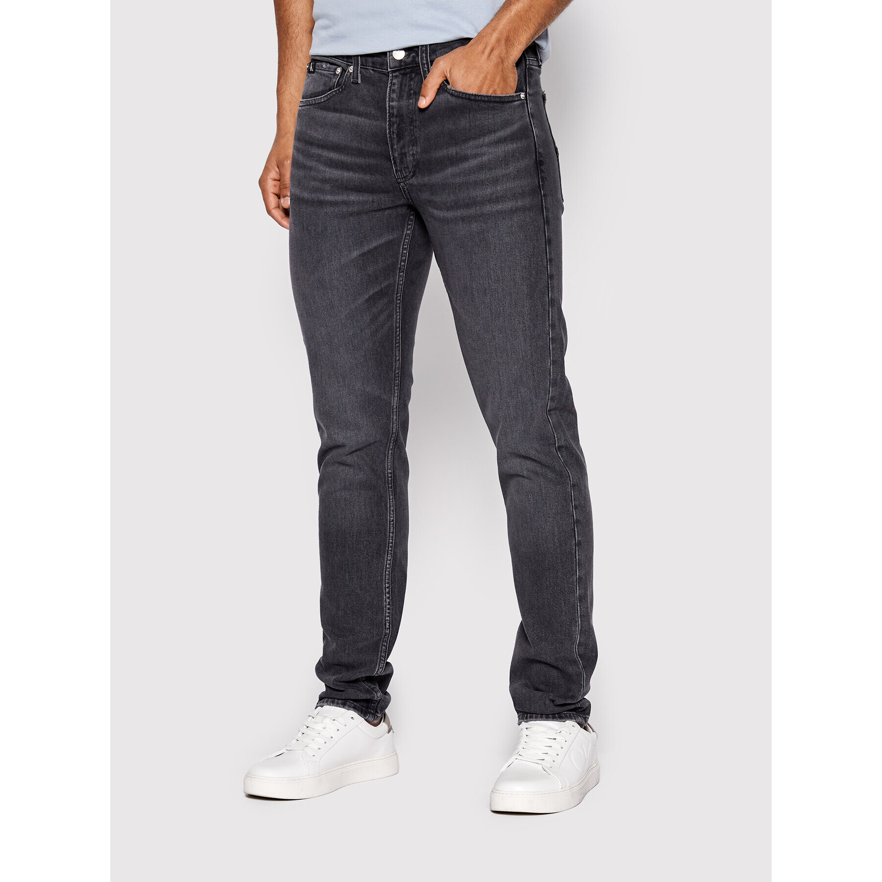 Calvin Klein Jeans Farmer J30J321111 Fekete Slim Fit - Pepit.hu